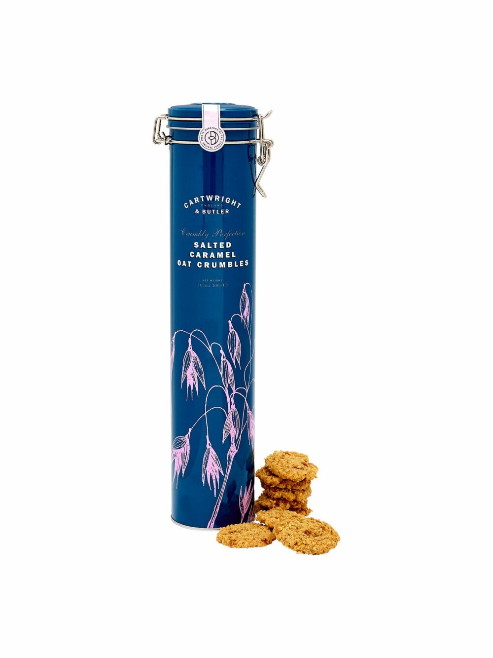 Salted Caramel Oat Crumbles Tin 300g - Image 2