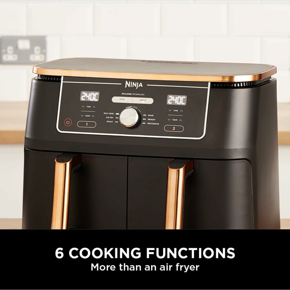 Big Sale-Foodi Dual Zone Digital Air Fryer, 2 Drawers, 7.6L, 4-in-1 , Fast Delivery from Selangor + 2 Years Warranty - Image 3