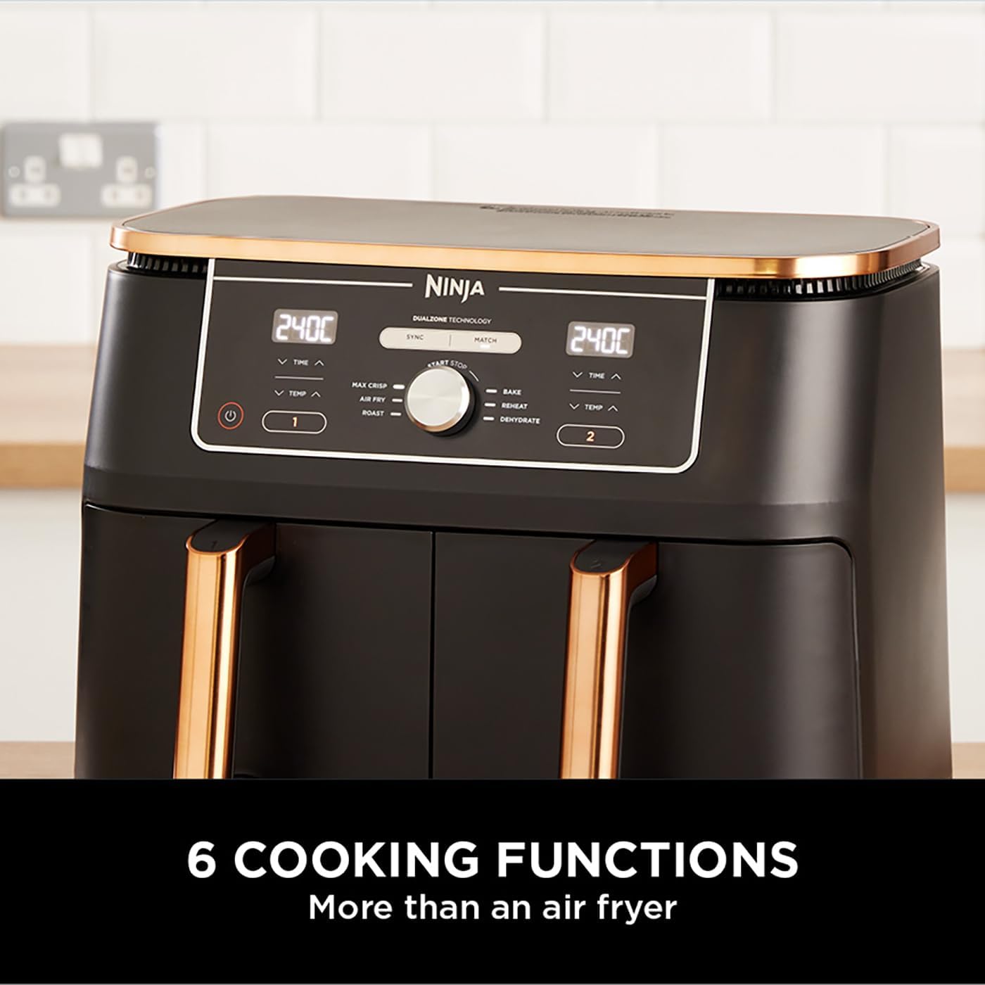 Big Sale-Foodi Dual Zone Digital Air Fryer, 2 Drawers, 7.6L, 4-in-1 , Fast Delivery from Selangor + 2 Years Warranty - Image 3