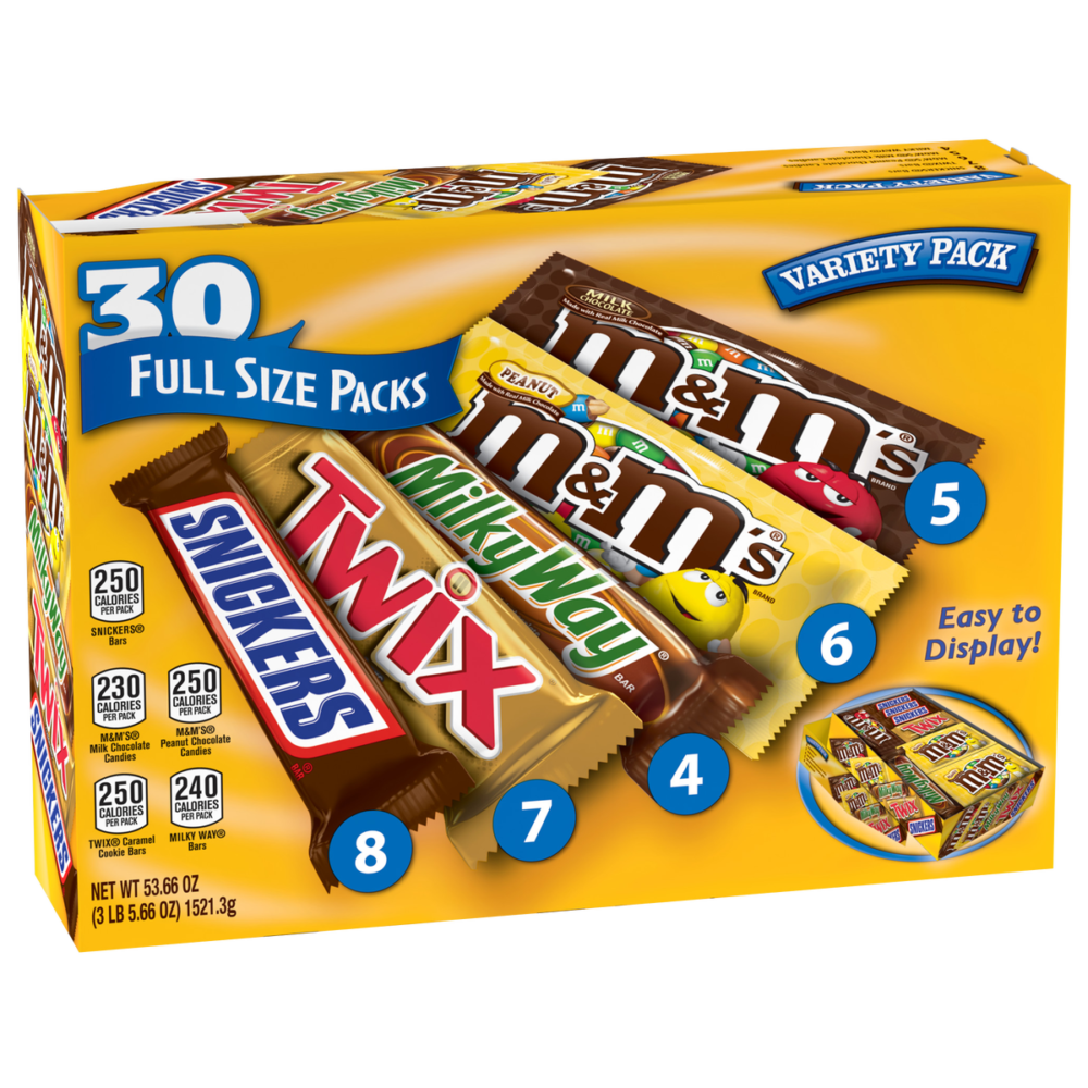 Mars 30ct Full Size Candy Variety Pack - Image 7