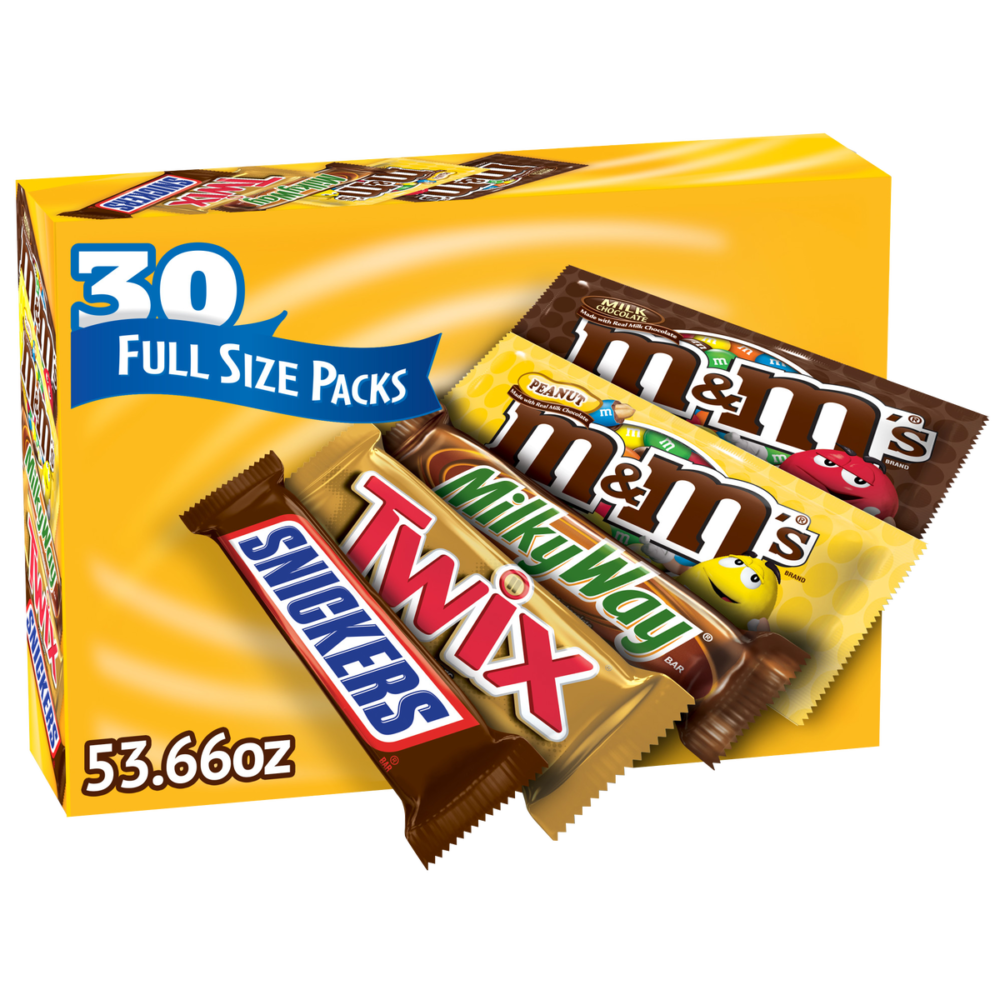 Mars 30ct Full Size Candy Variety Pack