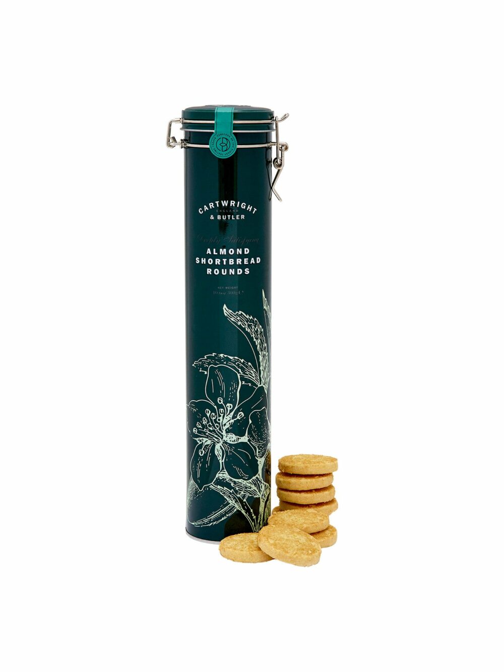 Almond Shortbread Tin 300g - Image 2