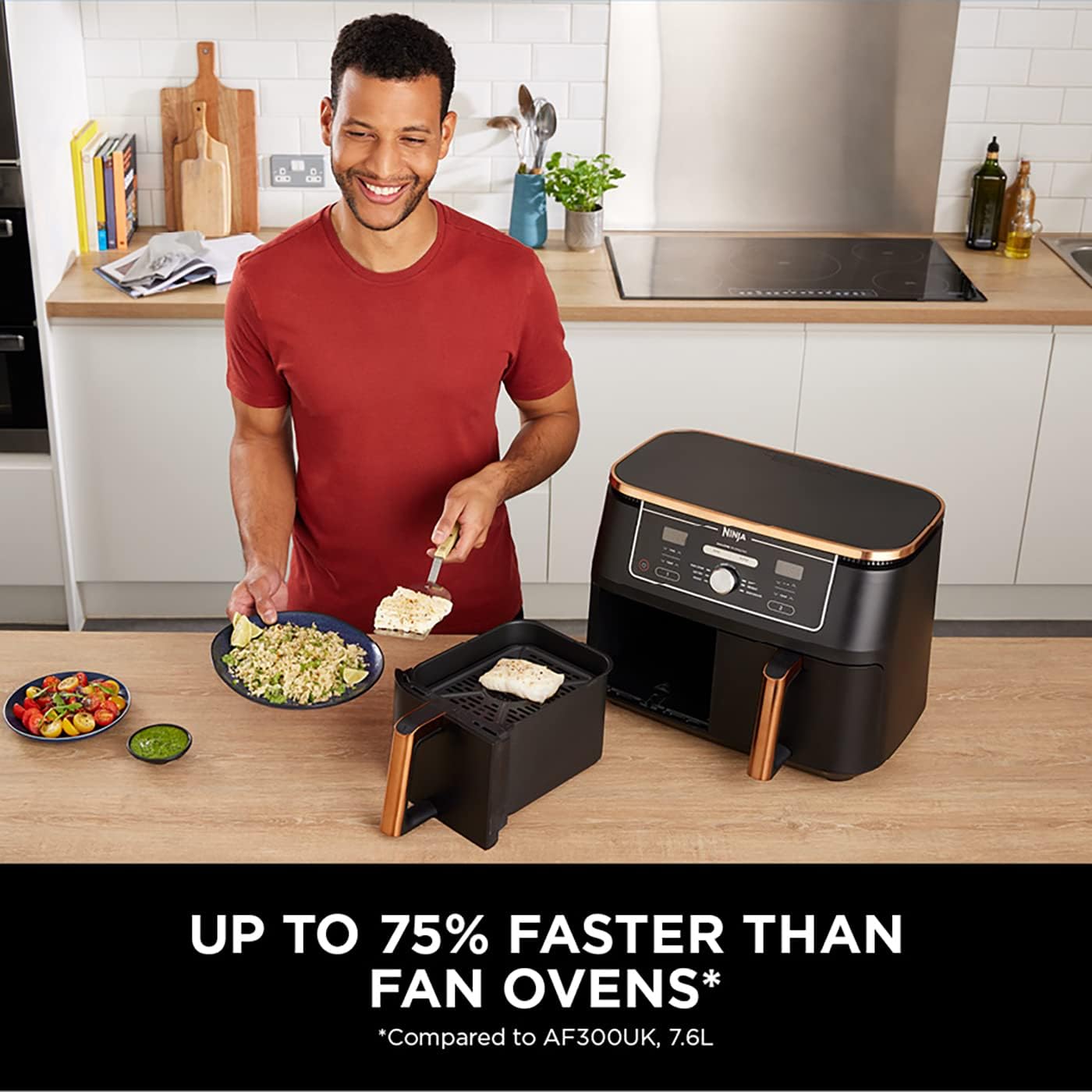 Big Sale-Foodi Dual Zone Digital Air Fryer, 2 Drawers, 7.6L, 4-in-1 , Fast Delivery from Selangor + 2 Years Warranty - Image 6