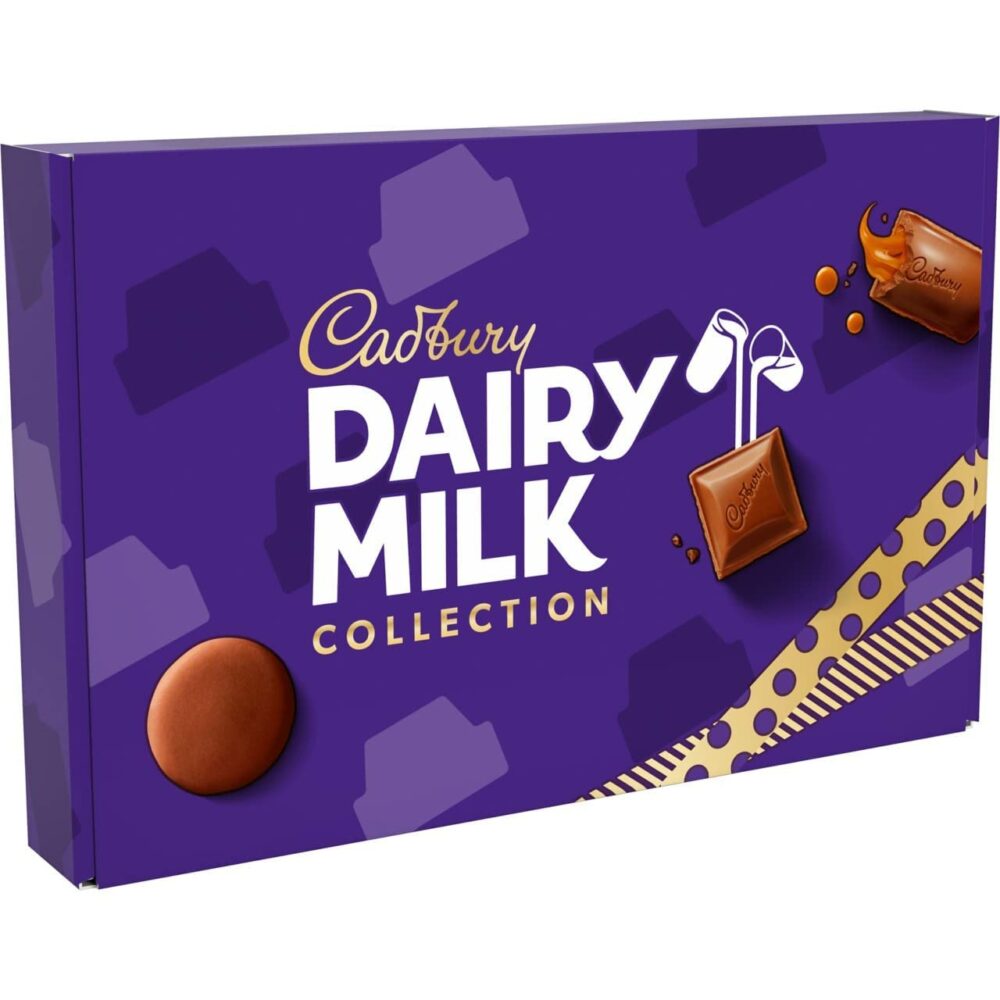 【Flash Sale】Cadbury Dairy Milk Big Night In Chocolate Hamper, Gift Box of 10 Assorted Bars and Bags, 1.04 Kg Bulk Box, Selection - Image 3