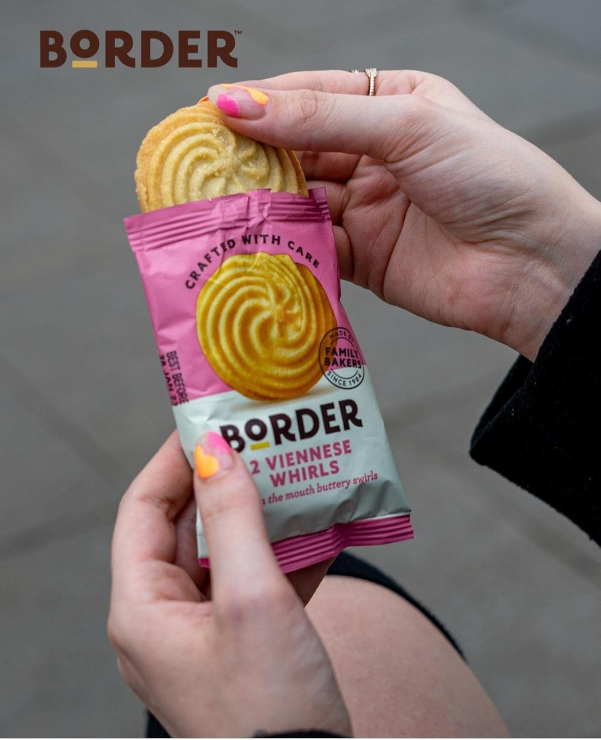 Border 5 Flavor Mini Biscuits Twin Pack (100 Packs Total) - Perfect for Home, Office, and Travel! - Image 6