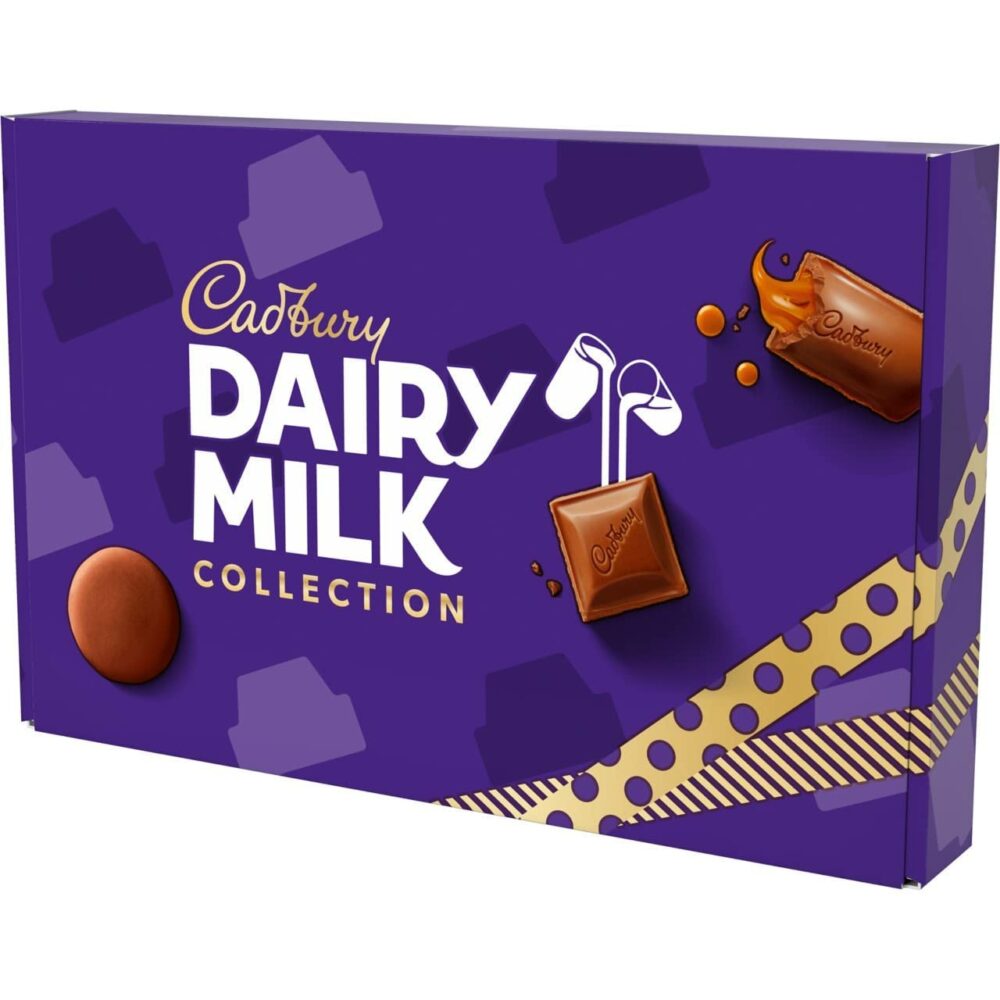 【Flash Sale】Cadbury Dairy Milk Big Night In Chocolate Hamper, Gift Box of 10 Assorted Bars and Bags, 1.04 Kg Bulk Box, Selection - Image 2