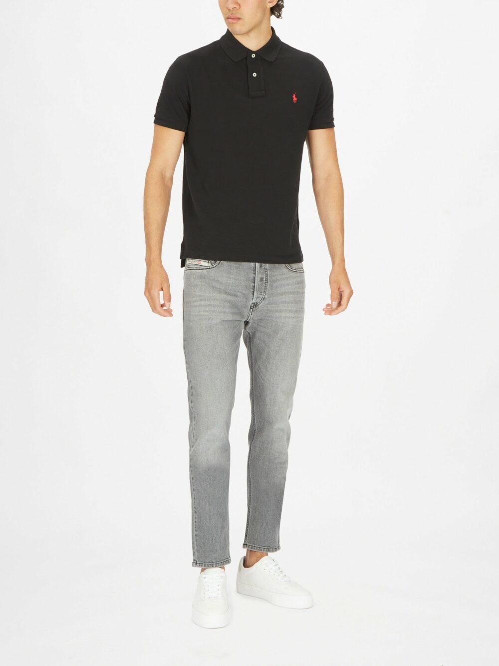 Basic Custom Fit Short Sleeve Polo Shirt - Image 2