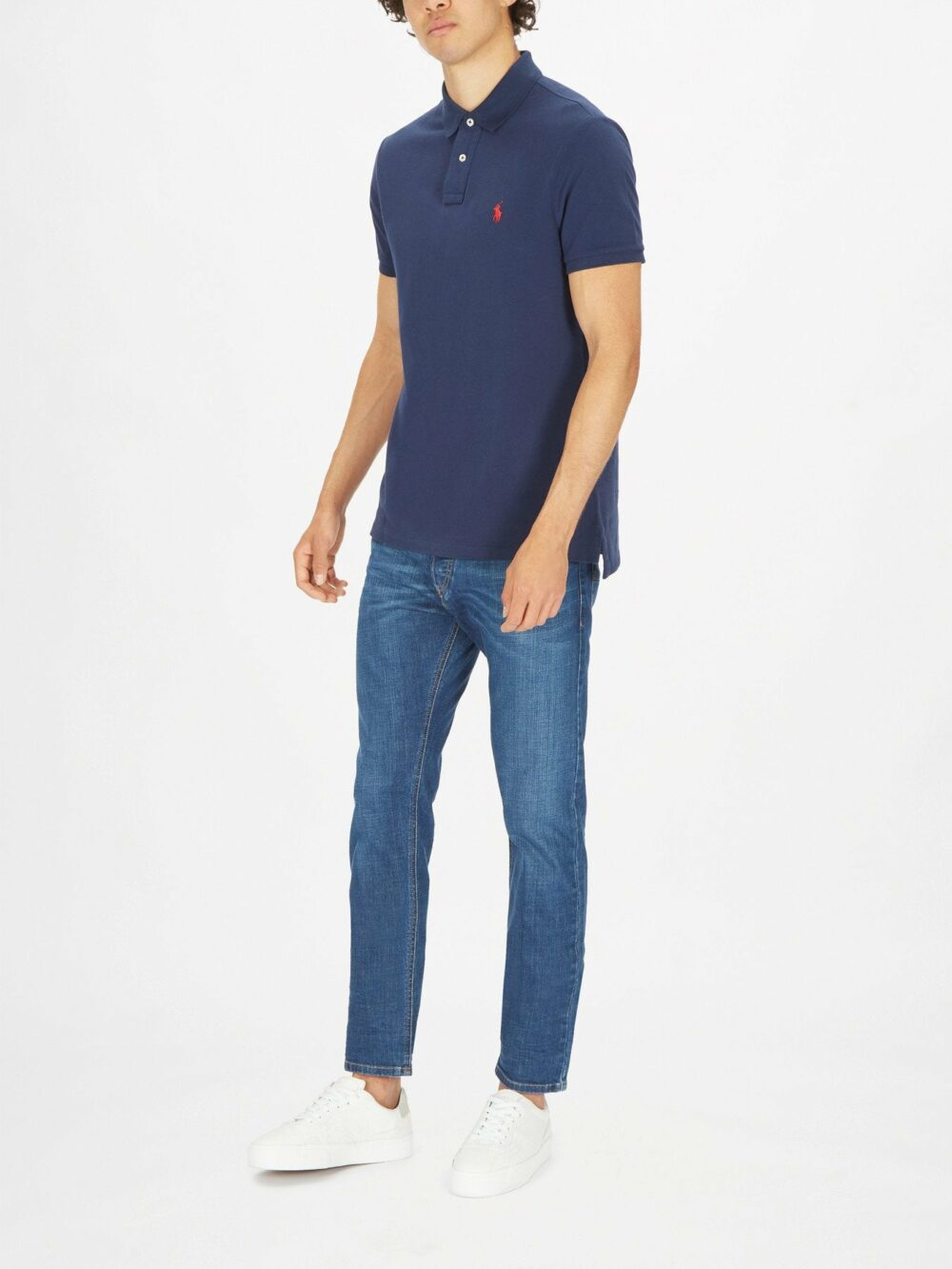 Basic Custom Fit Short Sleeve Polo Shirt - Image 2