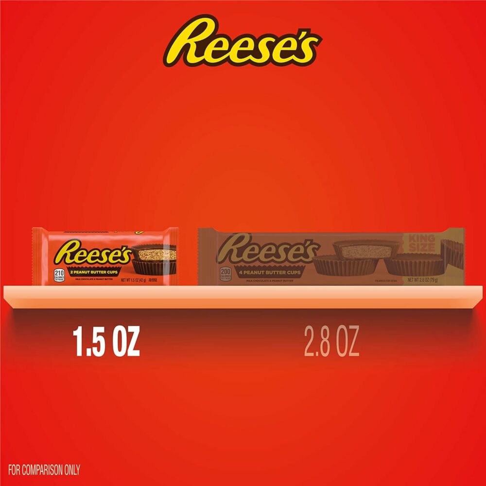 REESE'S Milk Chocolate Peanut Butter Cups, Candy Packs, 1.5 oz (36 Count) - Image 5