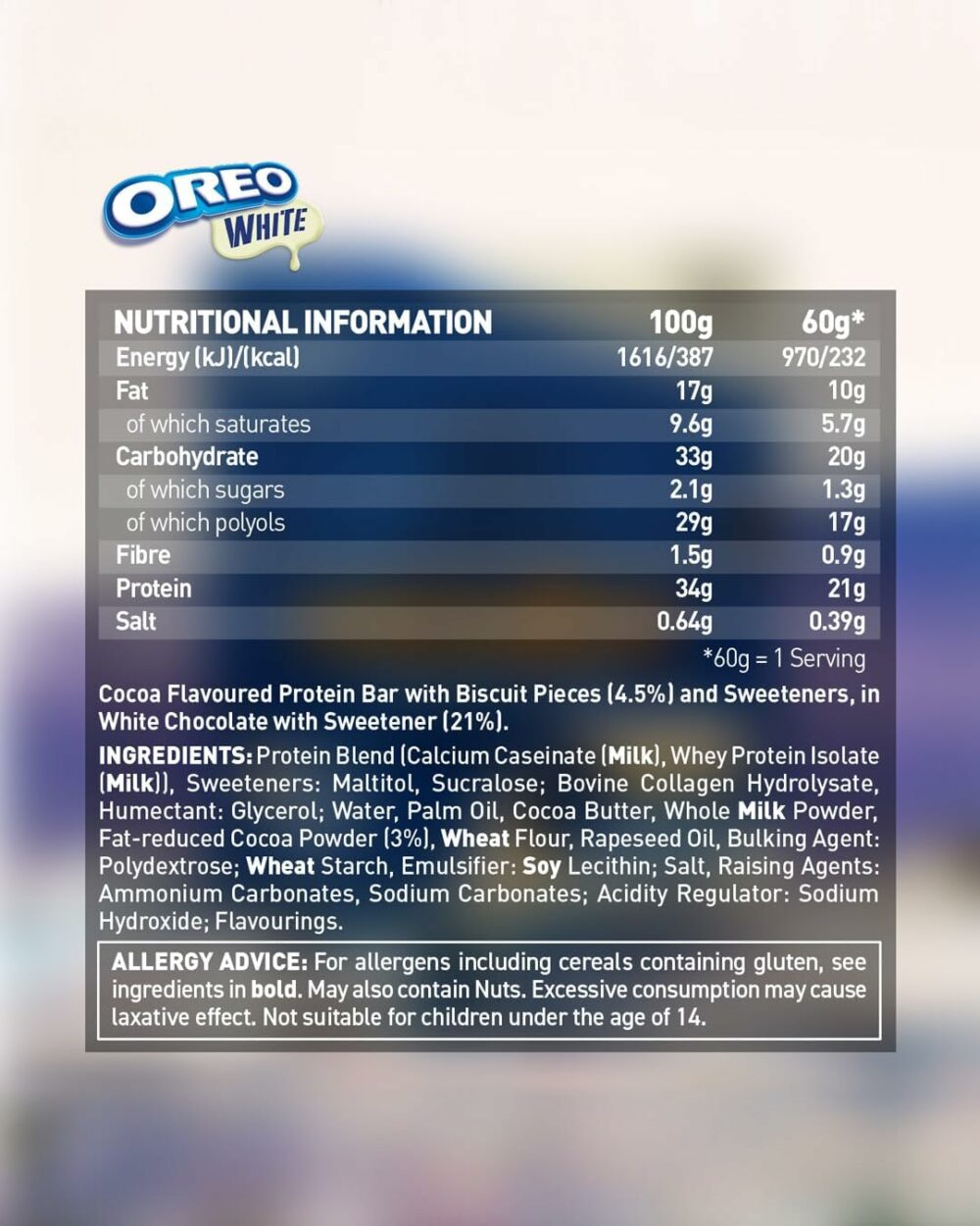 【Flash Sale】Grenade OREO White Protein Bar - High Protein, Low Sugar, 12 x 60 g - Image 9