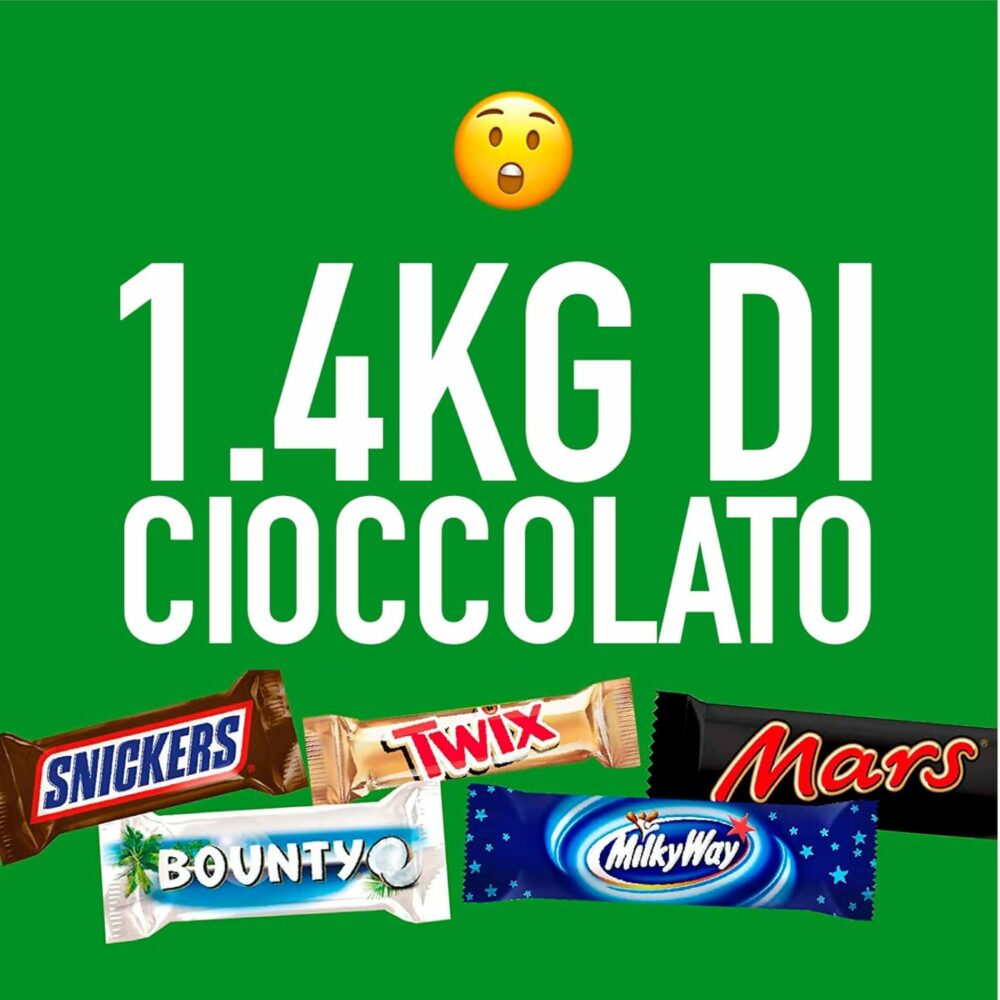 Mars Super Fun Size Mix (71 bars) Snickers, Twix, Mars, Milky Way, Bounty - Image 2