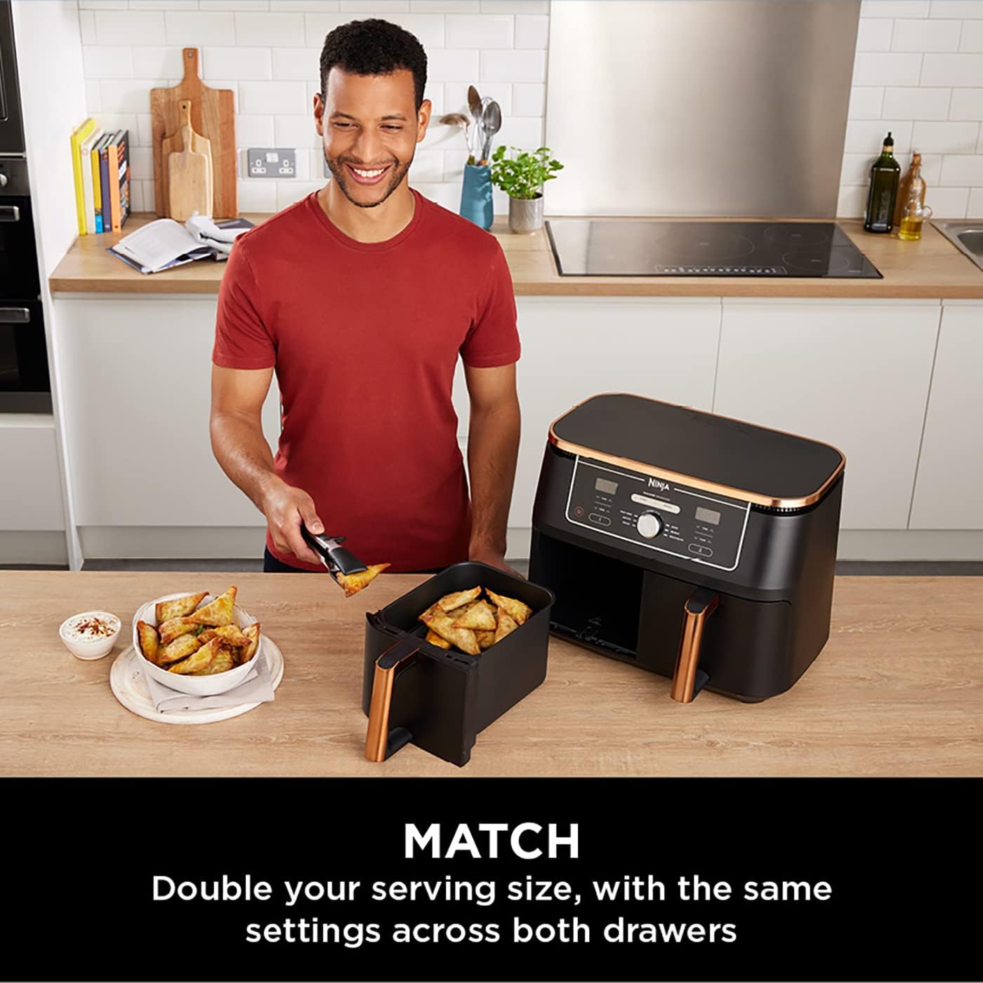 Big Sale-Foodi Dual Zone Digital Air Fryer, 2 Drawers, 7.6L, 4-in-1 , Fast Delivery from Selangor + 2 Years Warranty - Image 8