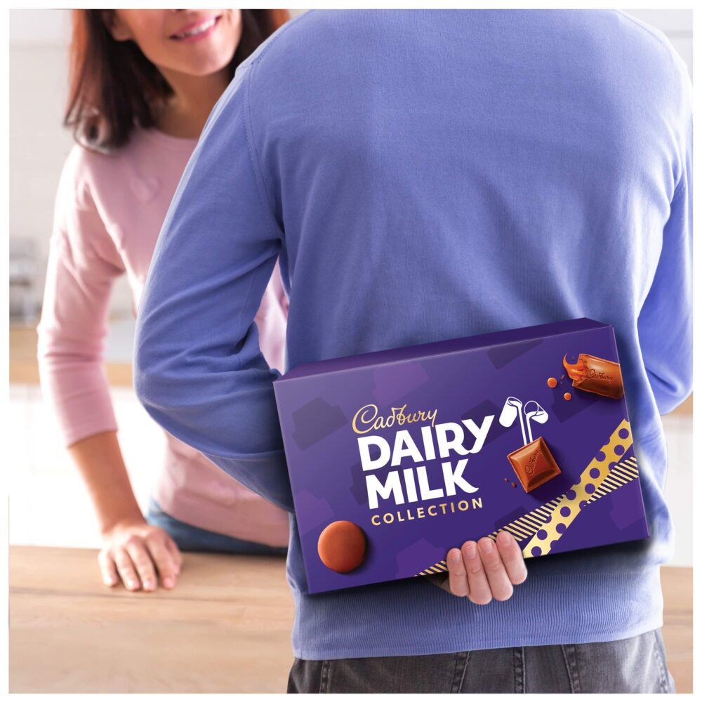 【Flash Sale】Cadbury Dairy Milk Big Night In Chocolate Hamper, Gift Box of 10 Assorted Bars and Bags, 1.04 Kg Bulk Box, Selection - Image 6