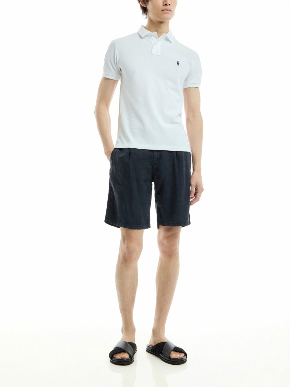 Slim Fit Mesh Polo Shirt - Image 5