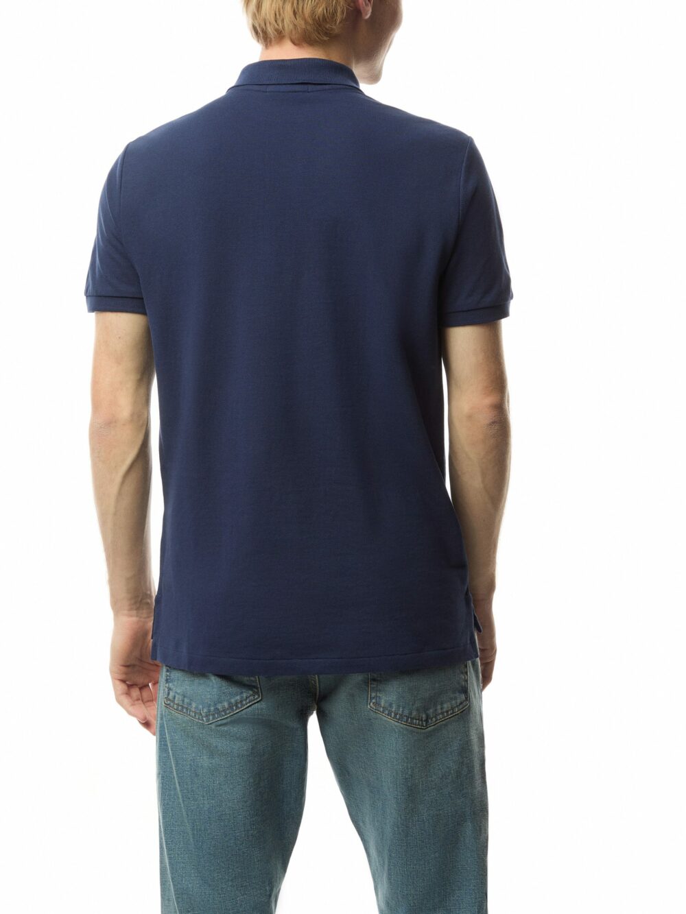 Basic Custom Fit Short Sleeve Polo Shirt - Image 6