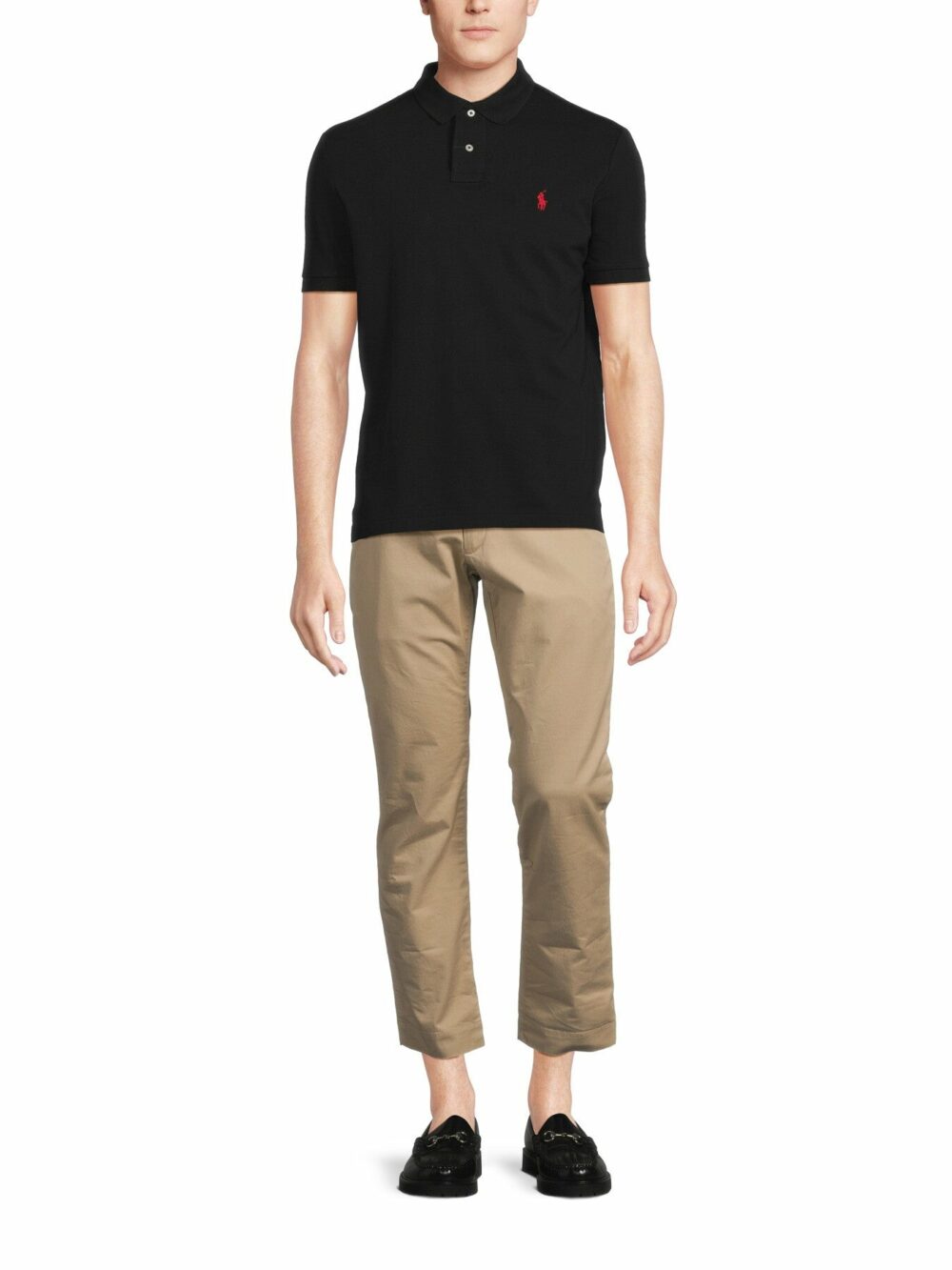 Basic Custom Fit Short Sleeve Polo Shirt - Image 3