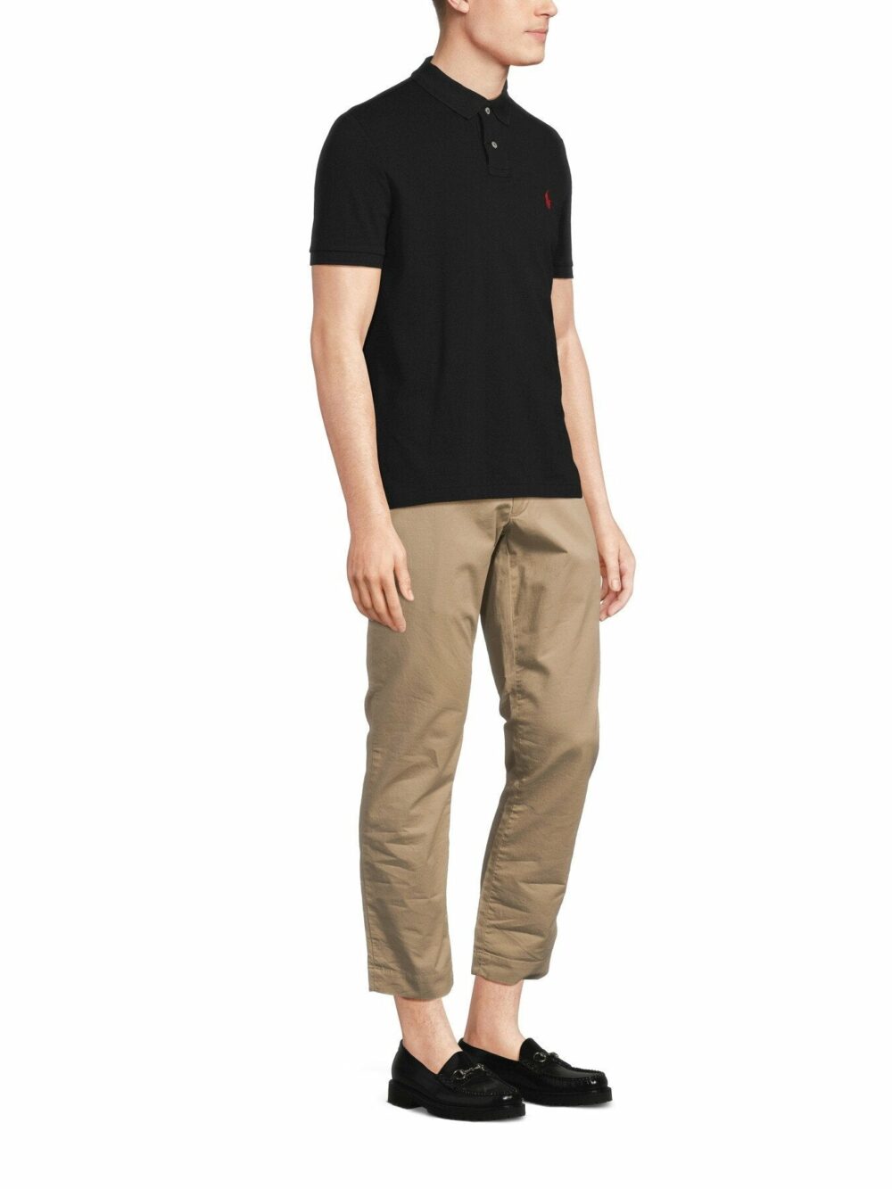 Basic Custom Fit Short Sleeve Polo Shirt - Image 5