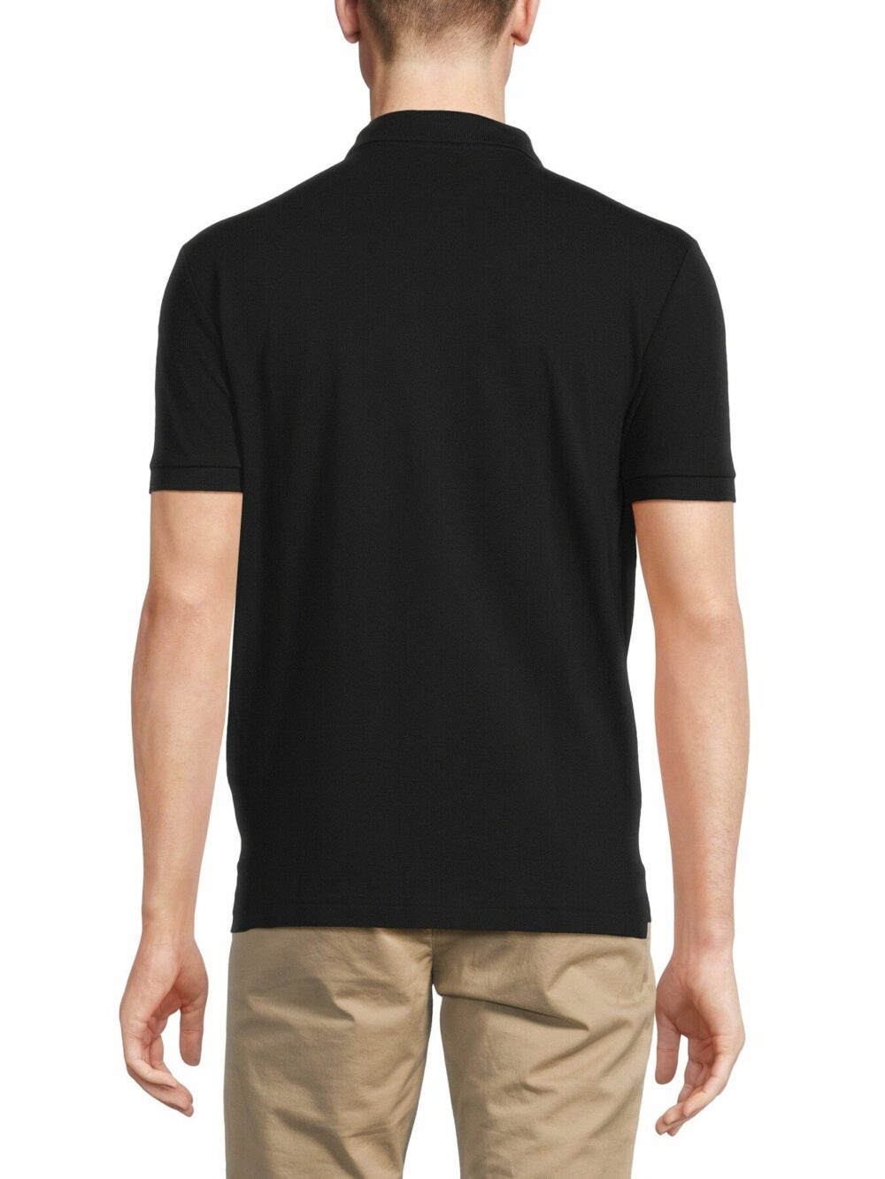Basic Custom Fit Short Sleeve Polo Shirt - Image 6