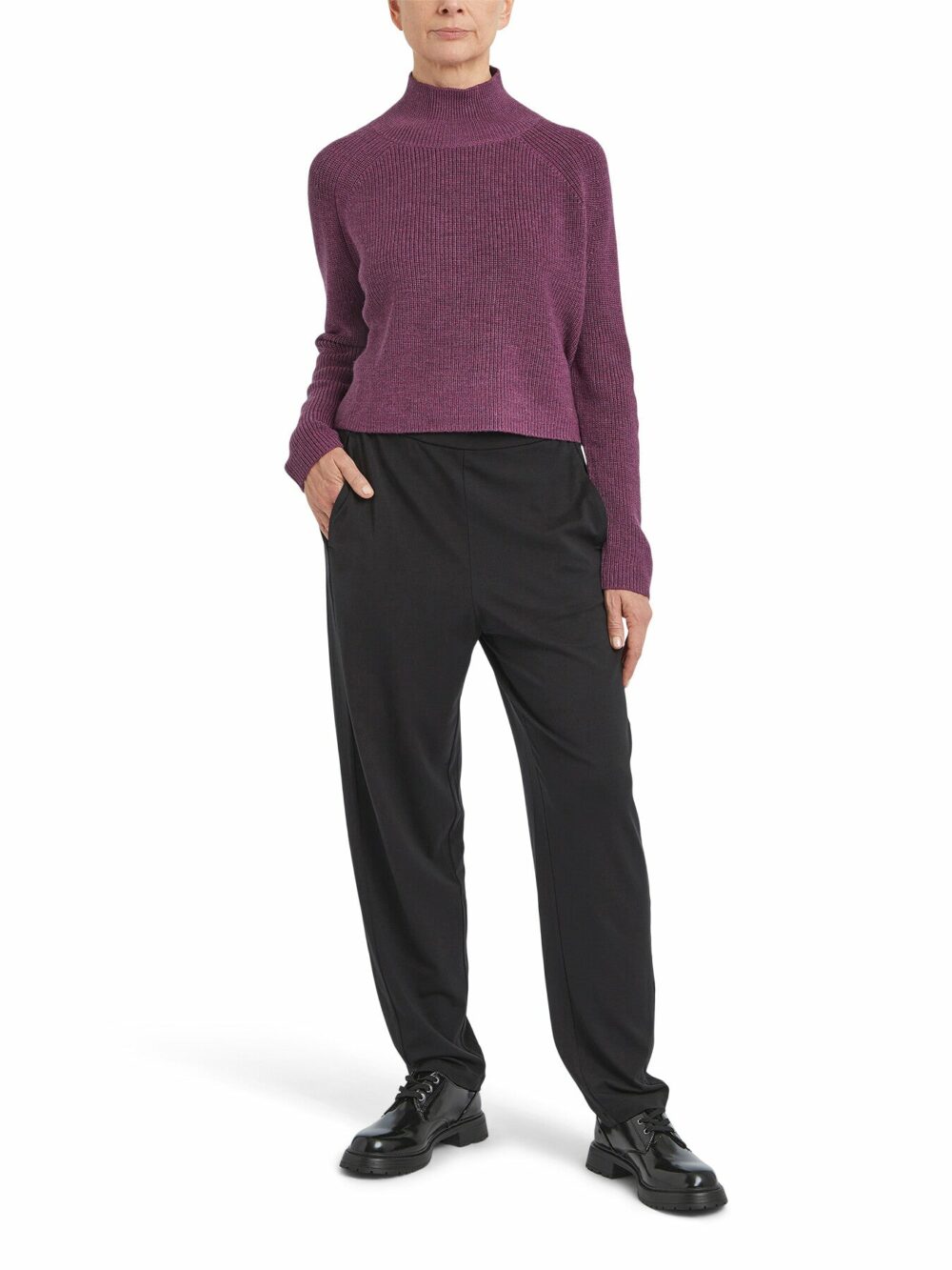 Stretch Jersey Slouch Ankle Trousers - Image 3