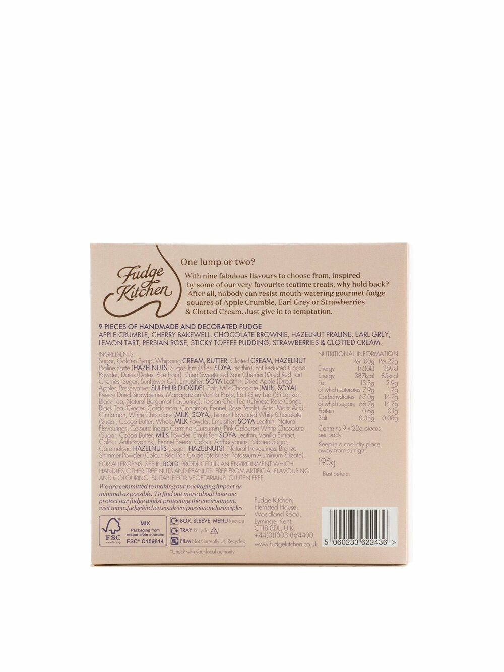 Afternoon Tea 9 Piece Fudge Collection 195g - Image 5