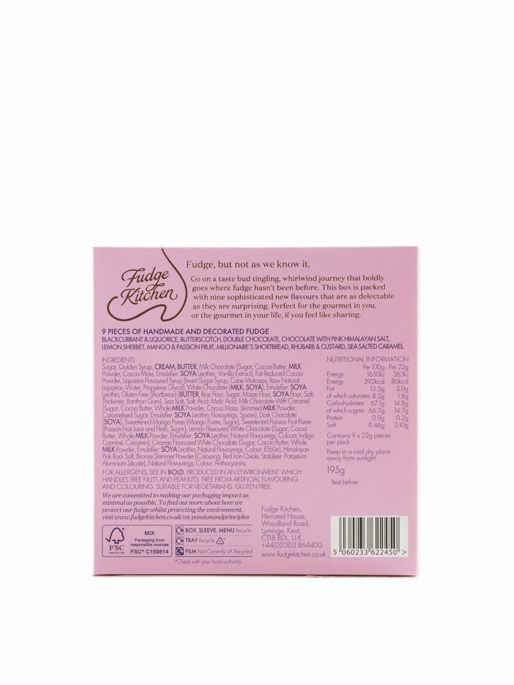 Tasting Menu 9 Piece Fudge Collection 195g - Image 5