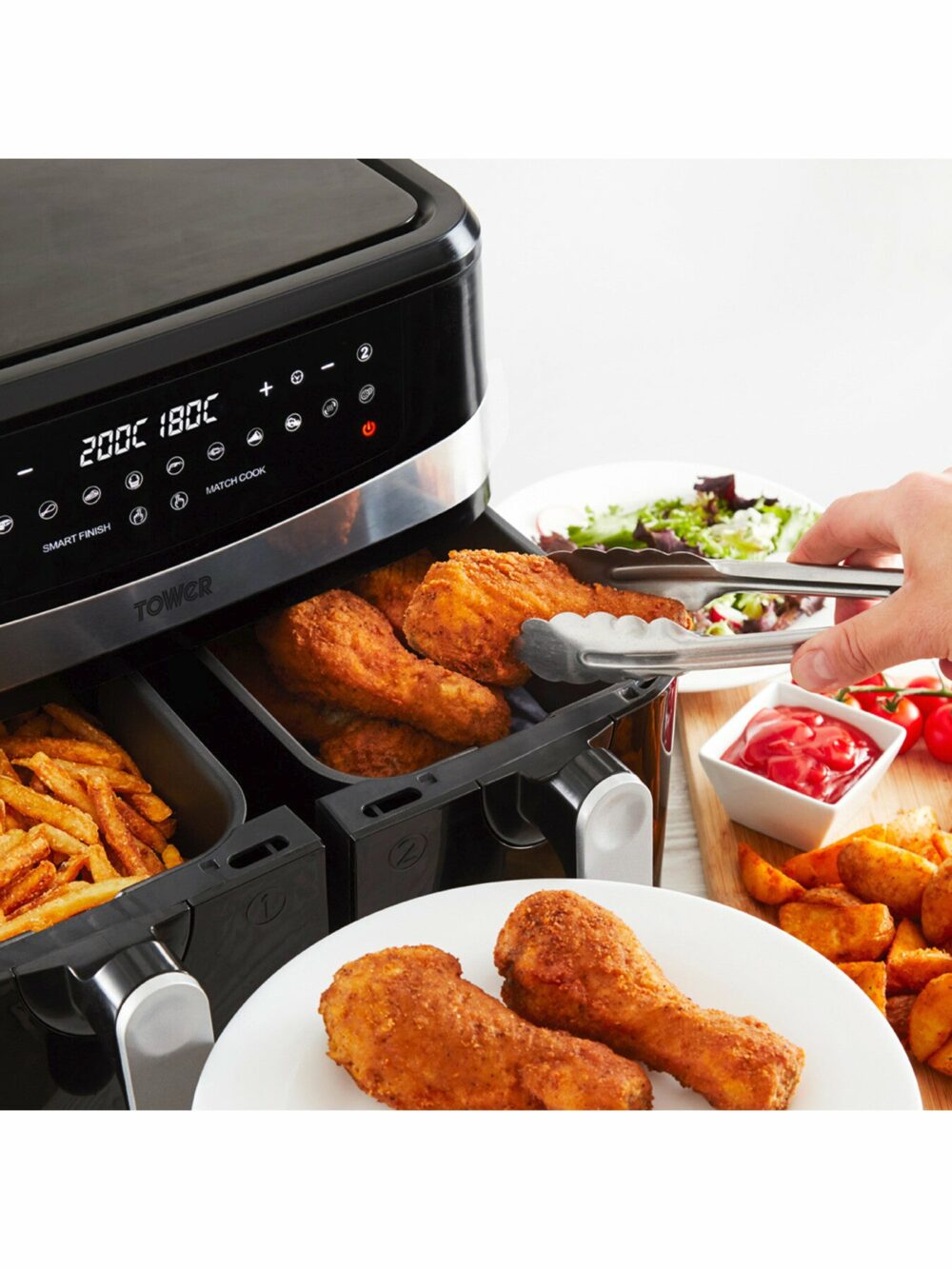 Air Fryer Dual Basket 9L - Image 7