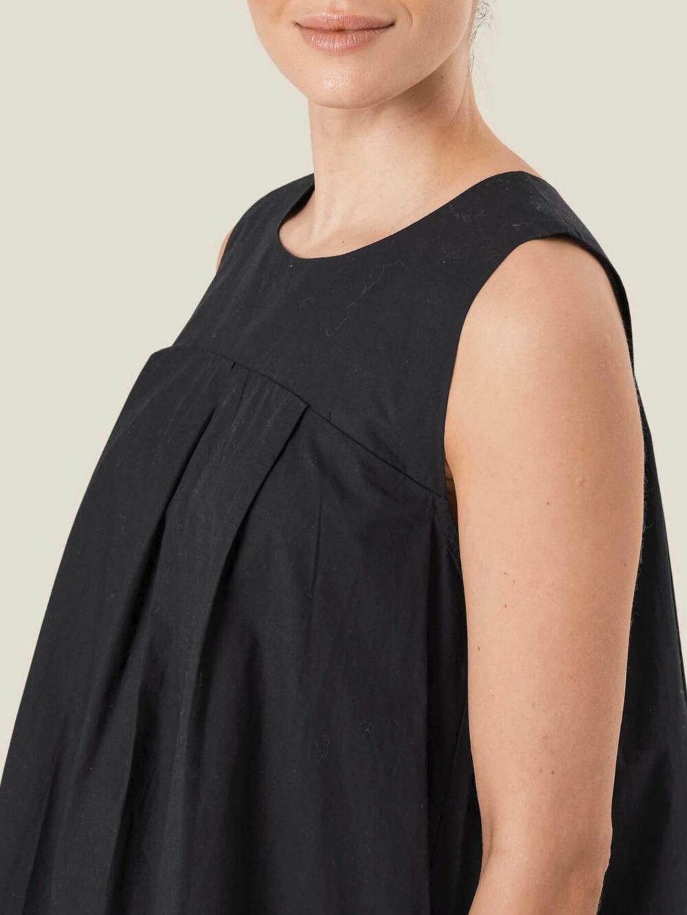 Otoba Poplin Bubble Hem Dress - Image 4
