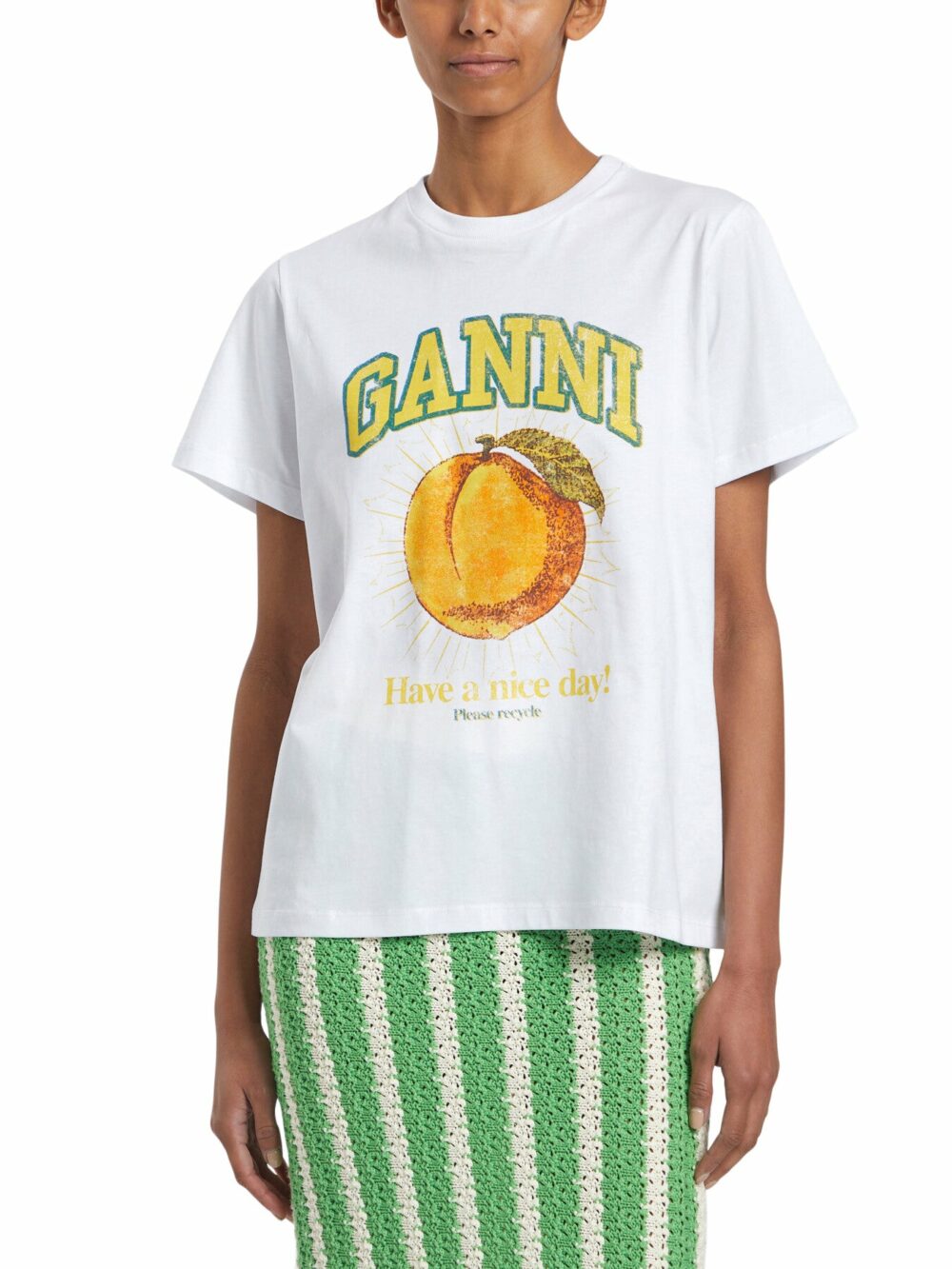 Basic Jersey Peach Relaxed T-shirt - Image 2