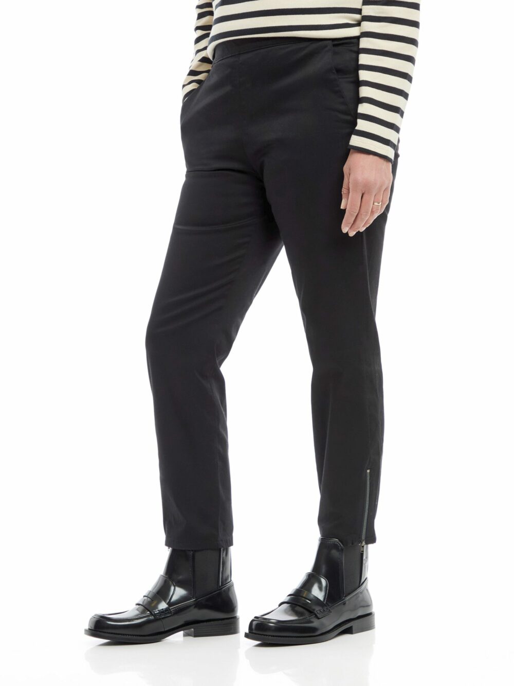 MaPadme Solid Chino Trousers - Image 4