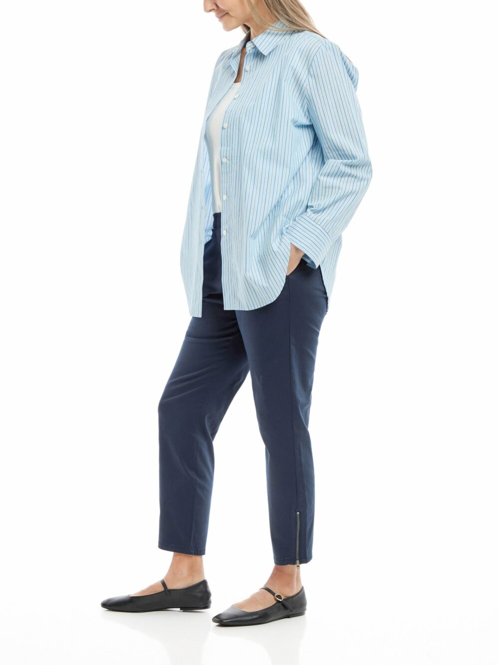 MaPadme Solid Chino Trousers - Image 2