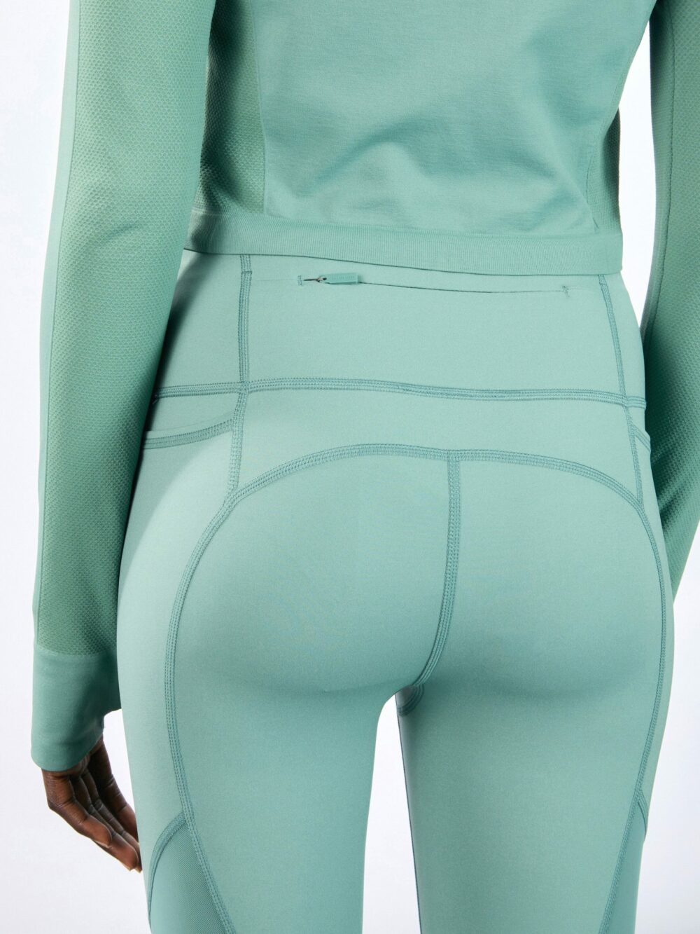Power Aerial Mesh 7/8 Gym Leggings - Image 3