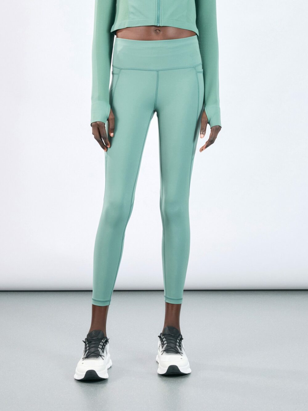 Power Aerial Mesh 7/8 Gym Leggings - Image 4