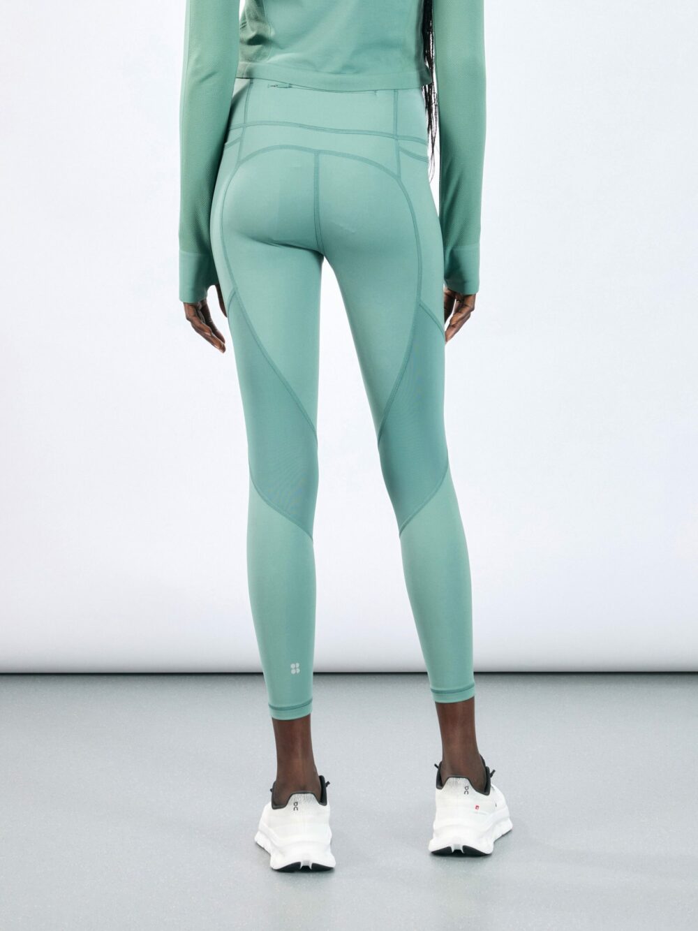 Power Aerial Mesh 7/8 Gym Leggings - Image 5