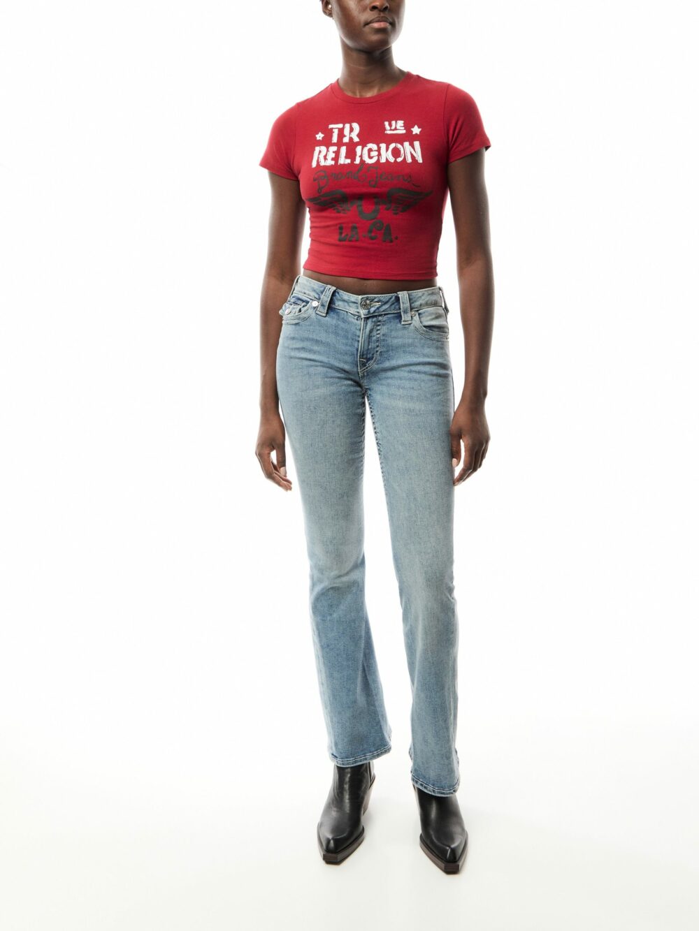 Joey Mid Rise Flare Flap - Image 2