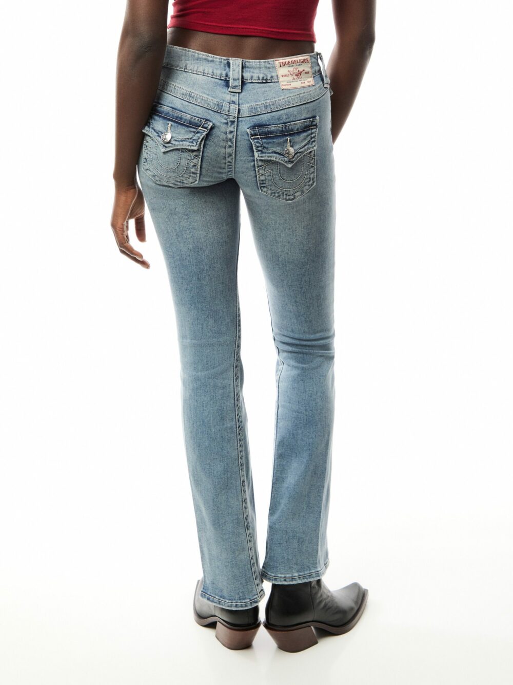 Joey Mid Rise Flare Flap - Image 5