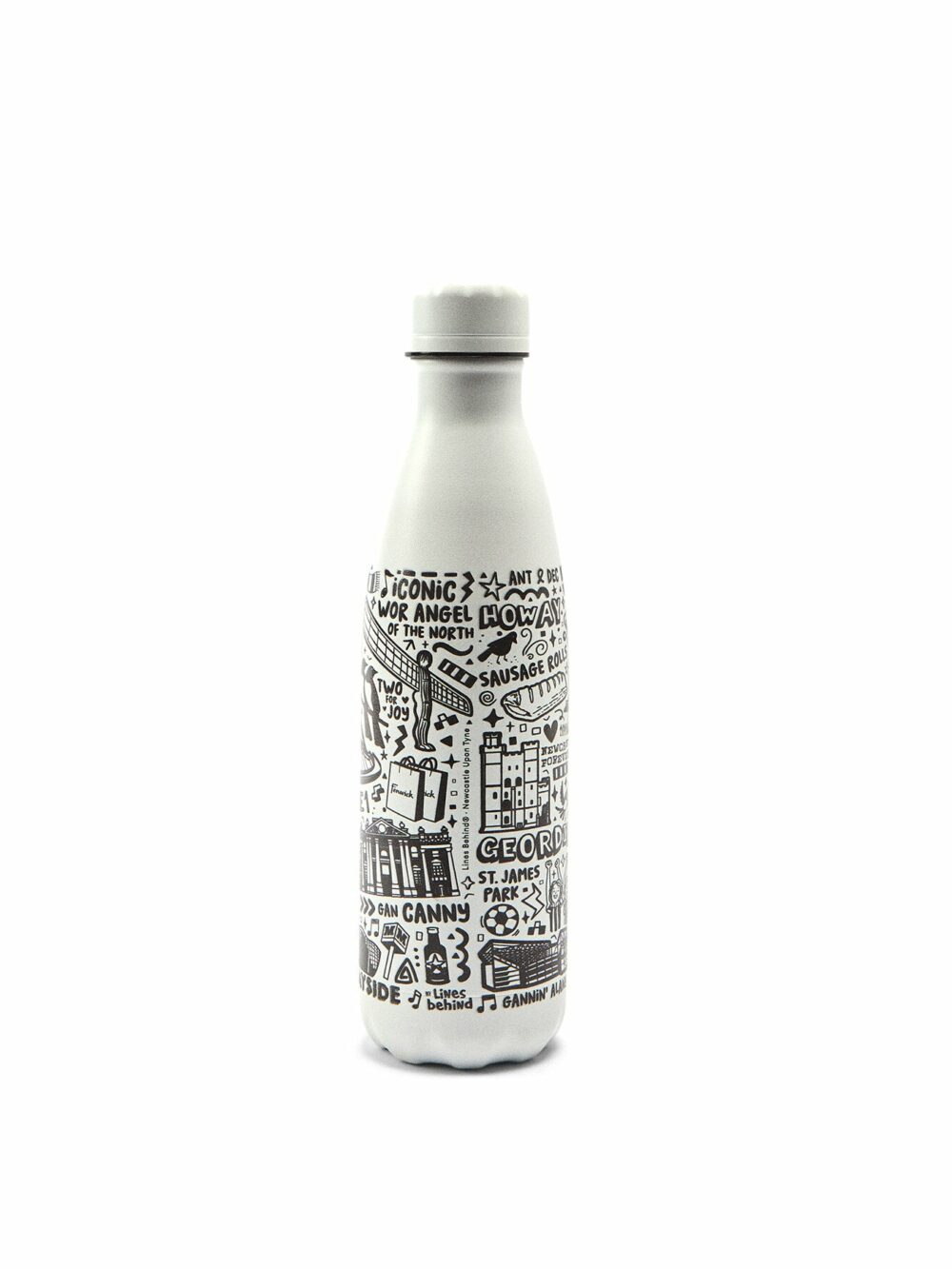 Lines Behind Print Monochrome 500ml - Image 2