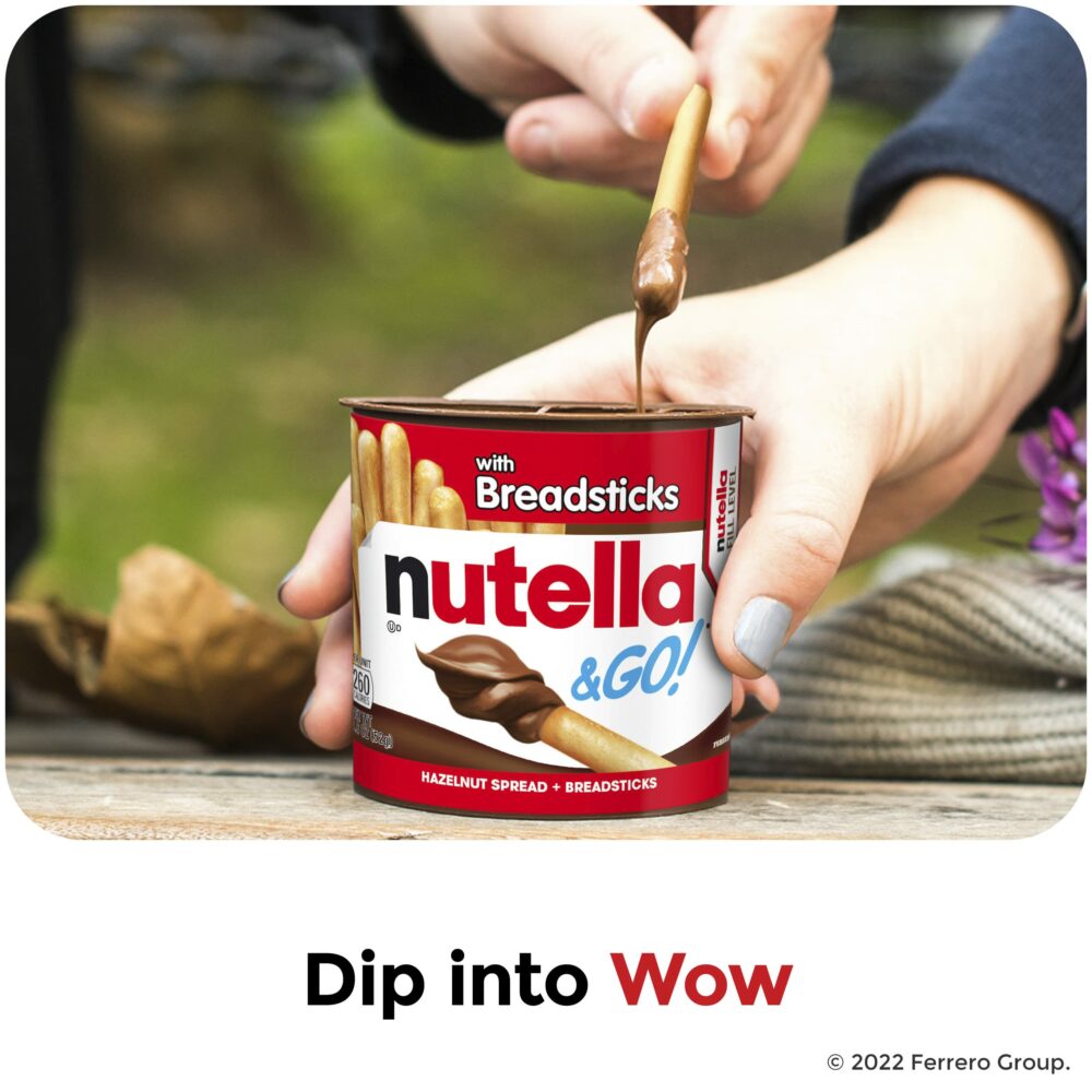 【Flash Sale】Nutella & GO! Hazelnut and Cocoa Spread with Breadsticks, Snack Pack, 1.8 oz each, Bulk 24 Pack - Image 3