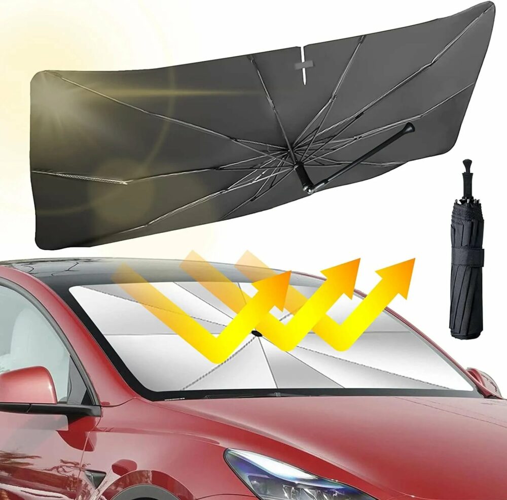 🔥🔥🔥Car Windshield Sun Shade Umbrella (Auto Windshield Covers Most Cars) - Image 6