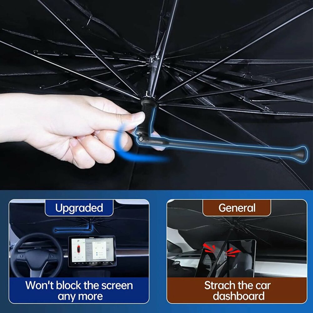 🔥🔥🔥Car Windshield Sun Shade Umbrella (Auto Windshield Covers Most Cars) - Image 4