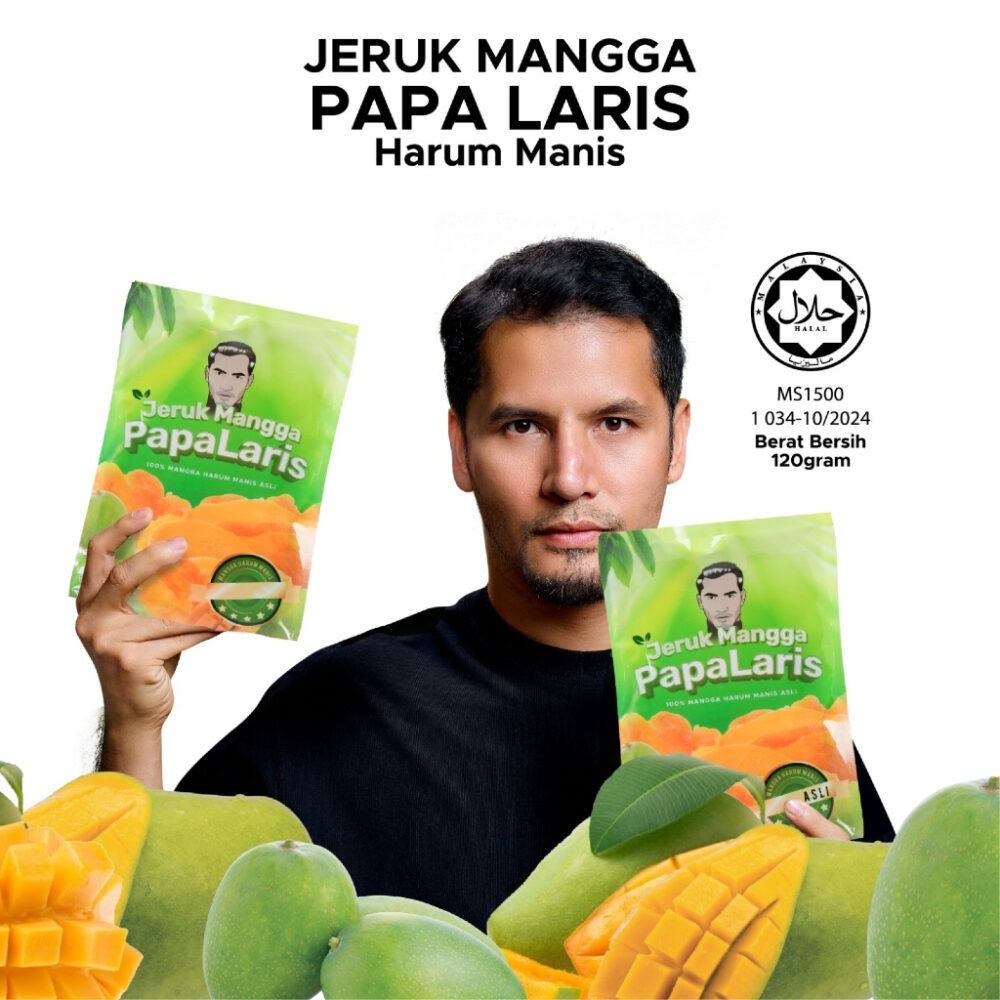JERUK MANGGA PAPA LARIS 2.0 - Beli 4 Pack Percuma 8 Pack & 1 Bekas Makanan (Stock Terhad) - 120g Keistimewaan Rasa Mangga Terbaik! - Image 2