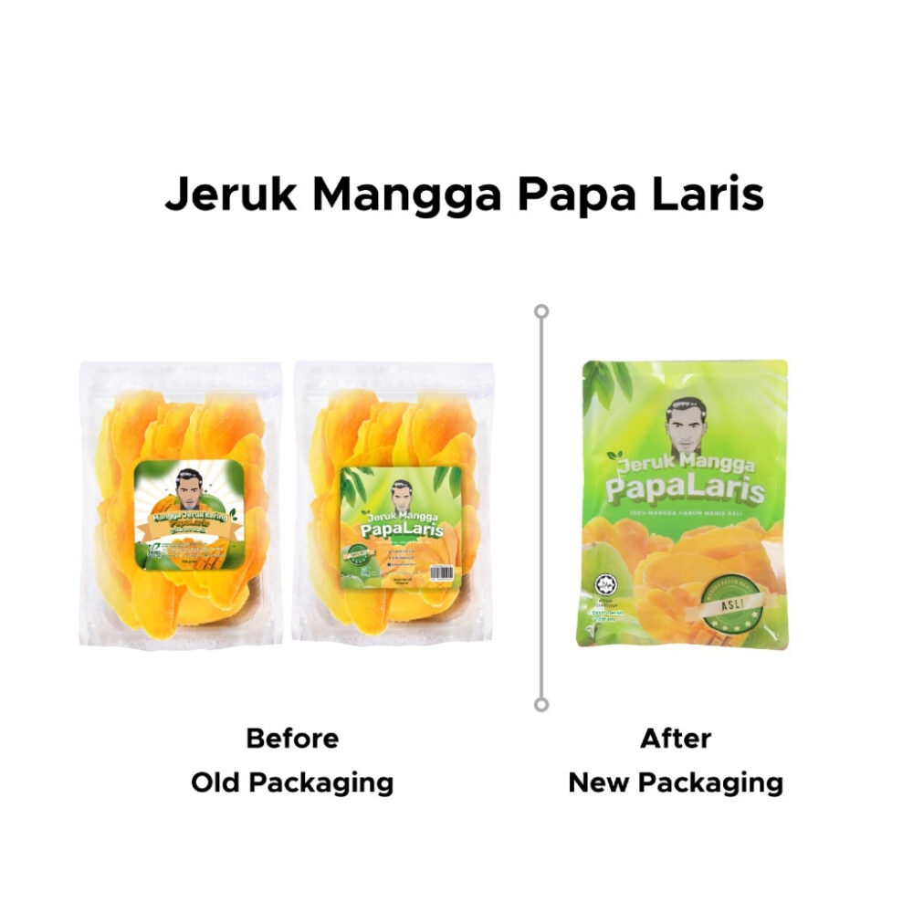 JERUK MANGGA PAPA LARIS 2.0 - Beli 4 Pack Percuma 8 Pack & 1 Bekas Makanan (Stock Terhad) - 120g Keistimewaan Rasa Mangga Terbaik! - Image 3
