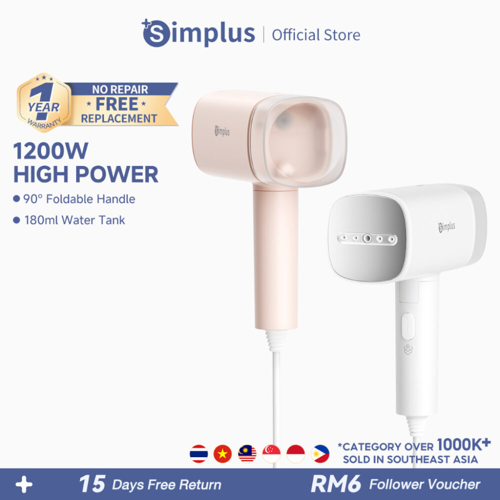 【Simplus Series】Handheld Garment Steamer Iron Steam Portable Travel High Capacity Steam Pengukus Pakaian Tangan [Limited exclusive benefits for new users] - Image 3