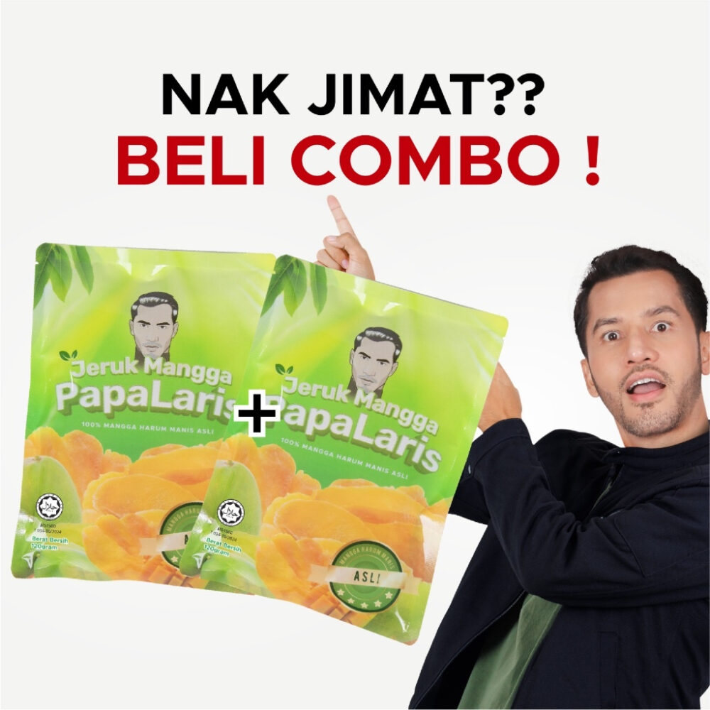 JERUK MANGGA PAPA LARIS 2.0 - Beli 4 Pack Percuma 8 Pack & 1 Bekas Makanan (Stock Terhad) - 120g Keistimewaan Rasa Mangga Terbaik! - Image 6