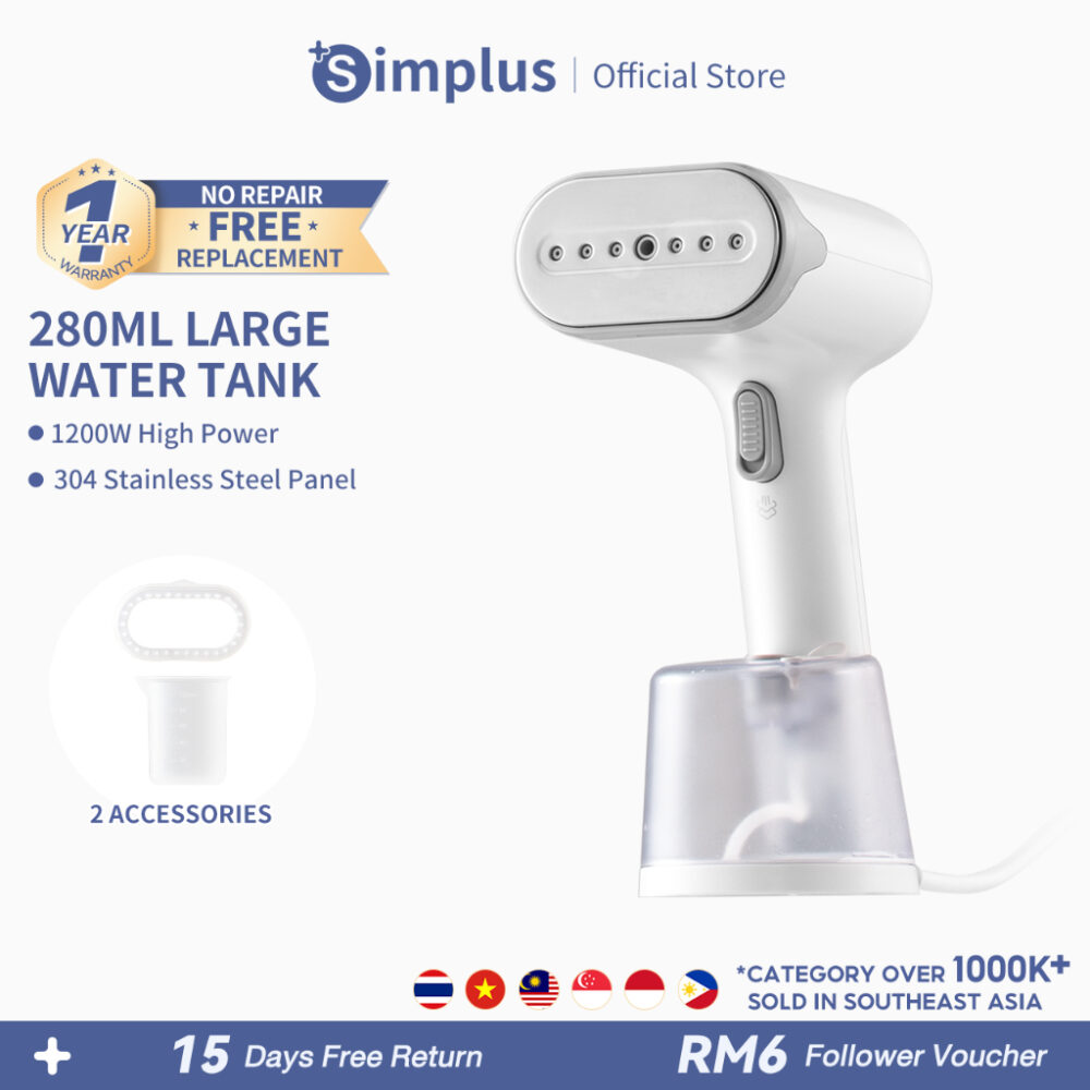 【Simplus Series】Handheld Garment Steamer Iron Steam Portable Travel High Capacity Steam Pengukus Pakaian Tangan [Limited exclusive benefits for new users] - Image 6