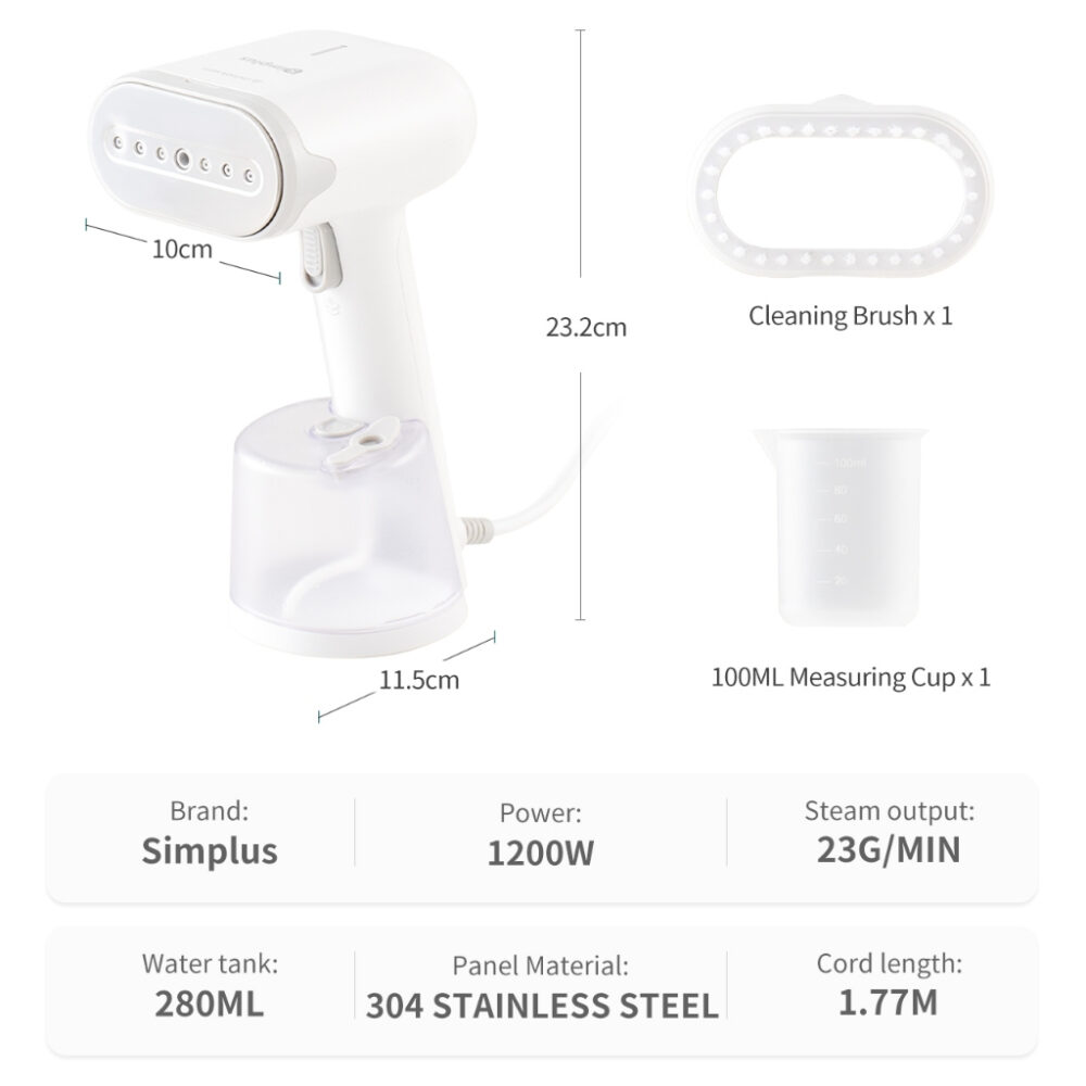 【Simplus Series】Handheld Garment Steamer Iron Steam Portable Travel High Capacity Steam Pengukus Pakaian Tangan [Limited exclusive benefits for new users] - Image 7