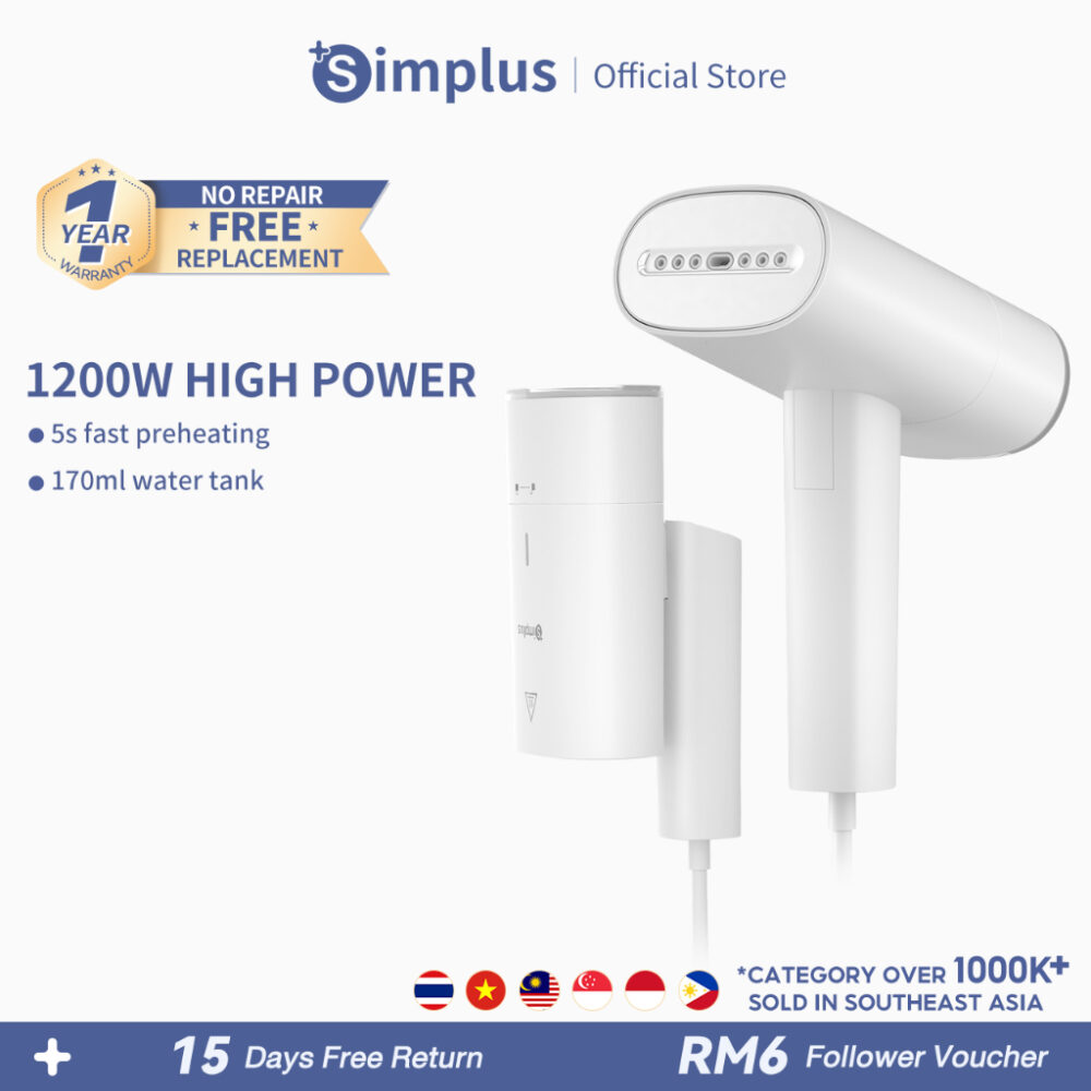 【Simplus Series】Handheld Garment Steamer Iron Steam Portable Travel High Capacity Steam Pengukus Pakaian Tangan [Limited exclusive benefits for new users] - Image 8