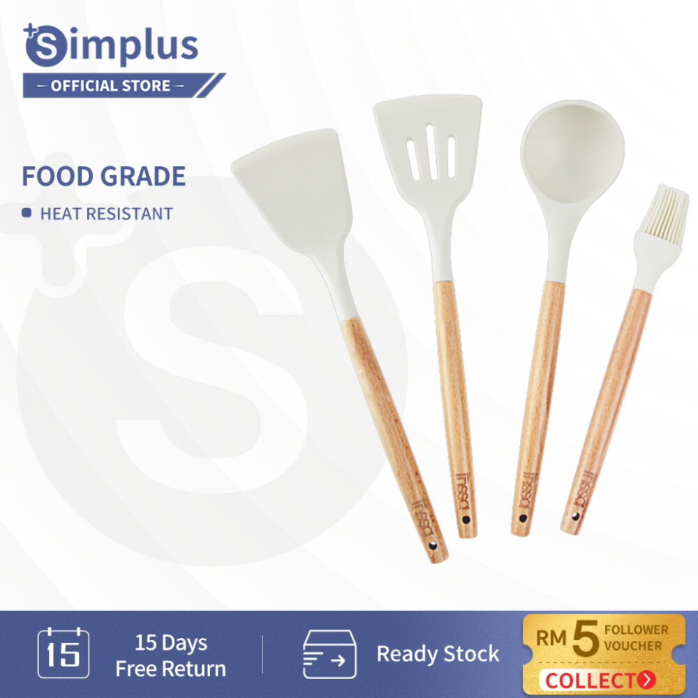 [Exclusive for new users]Simplus Silicone Spatula Silicone Kitchenware Non Stick Food Grade Silicone Cooking Tools A good helper in the kitchen, enjoy a delicious life - Image 8