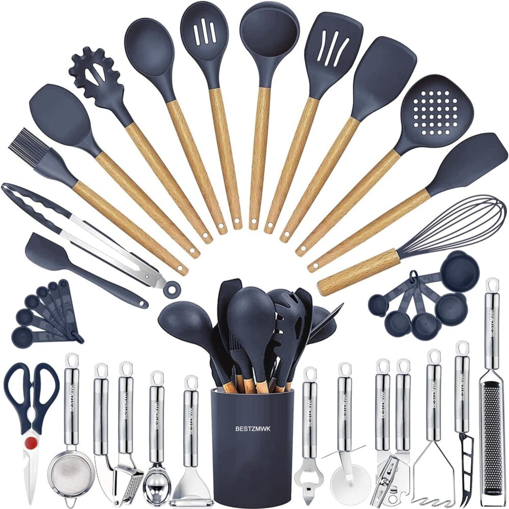 Cooking Utensils Set- 35 PCs Kitchen Utensils with Grater - Image 15