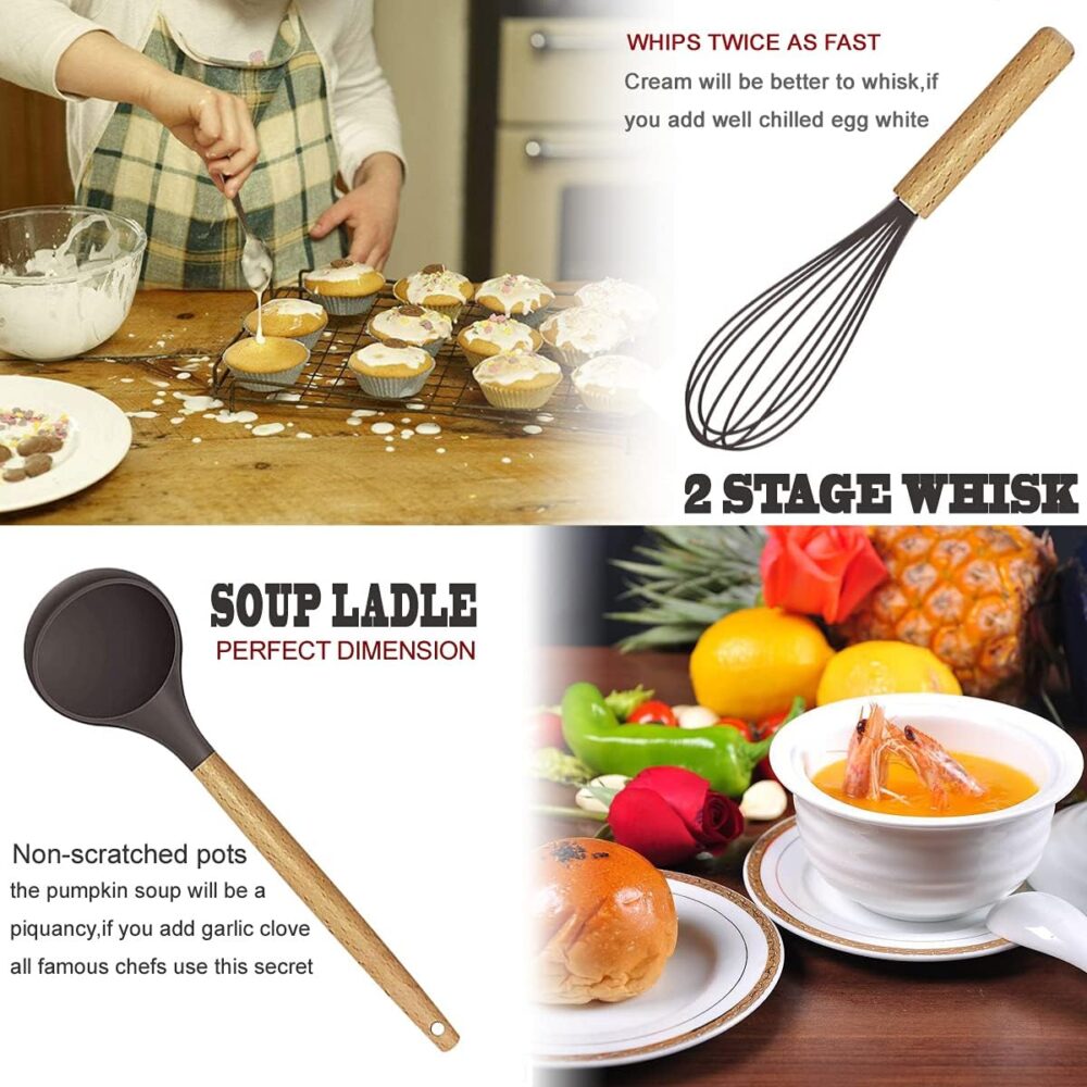 Cooking Utensils Set- 35 PCs Kitchen Utensils with Grater - Image 28