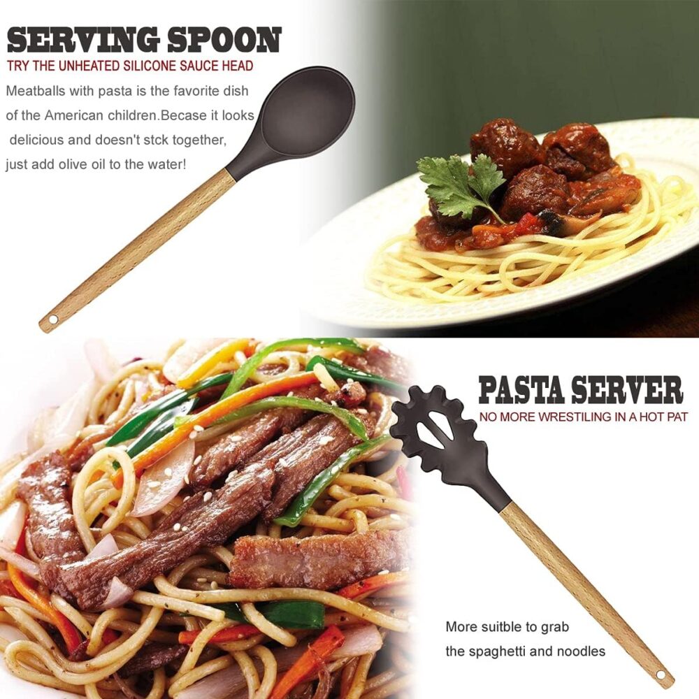Cooking Utensils Set- 35 PCs Kitchen Utensils with Grater - Image 29
